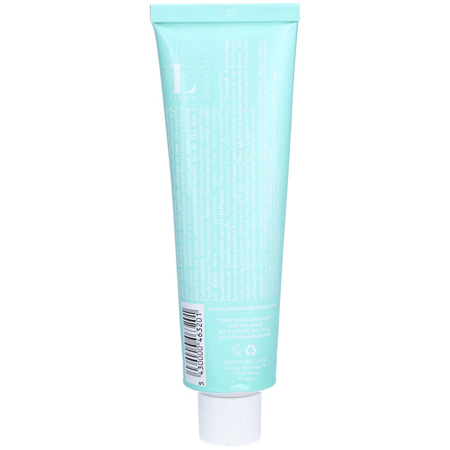 LEBON ESSENTIELS Zahnpasta mild Minze Bio