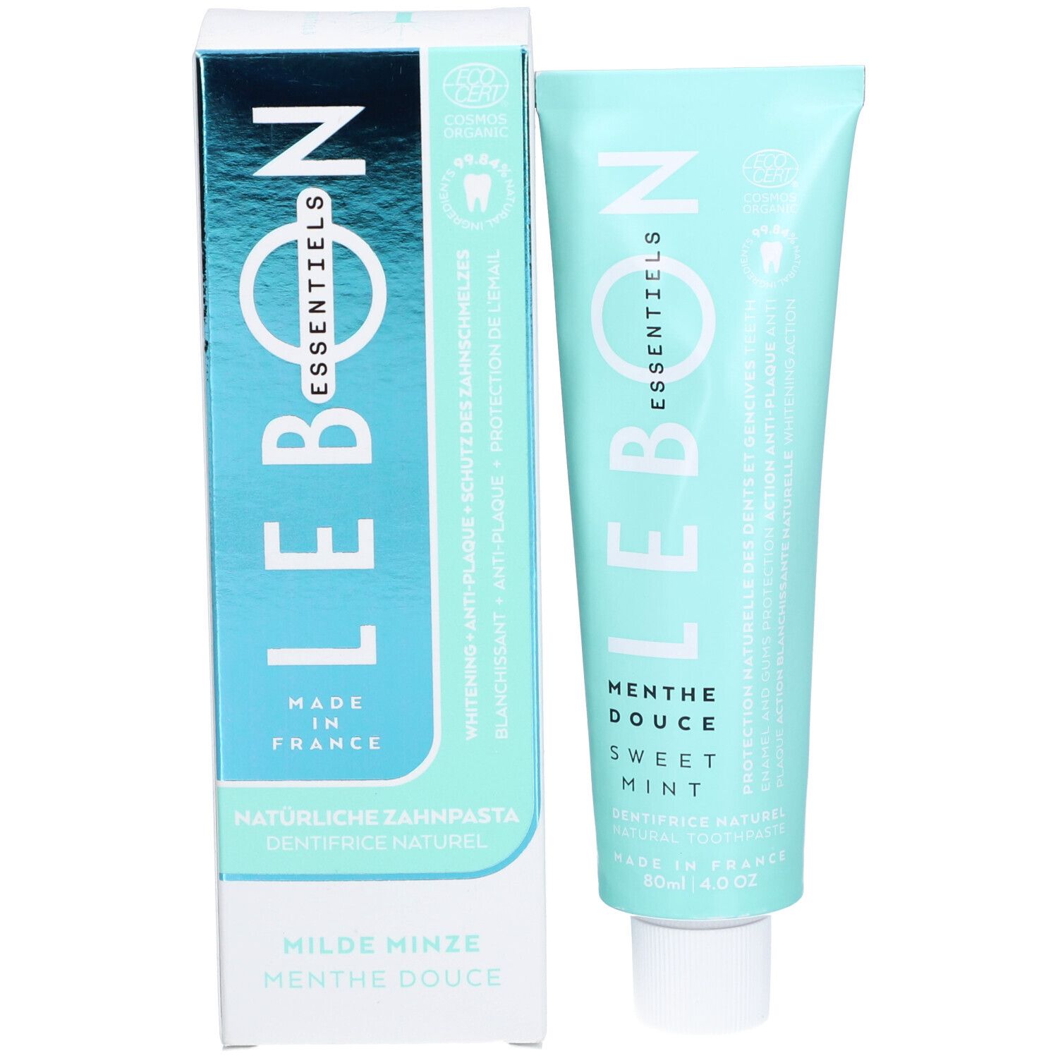 LEBON ESSENTIELS Zahnpasta mild Minze Bio
