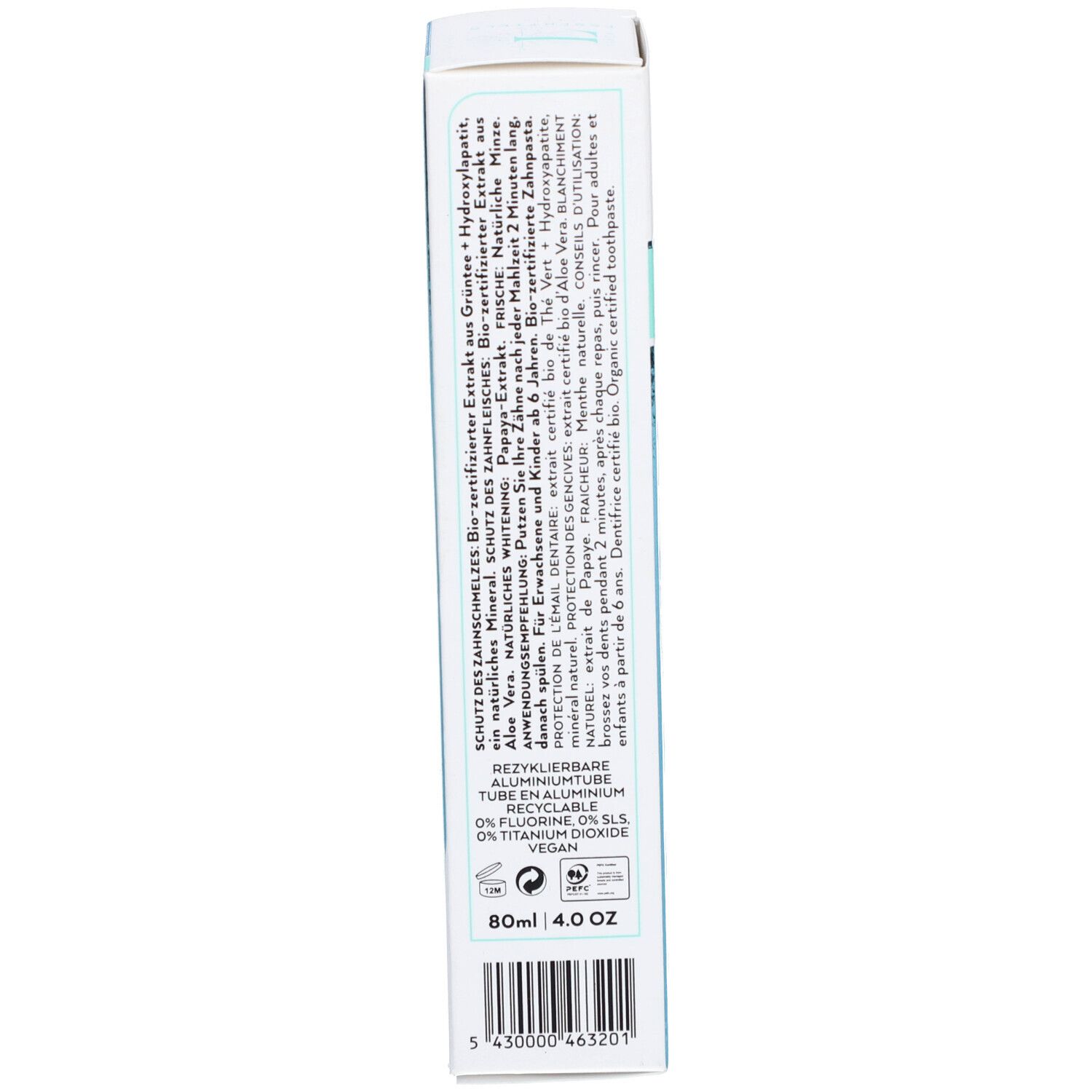 LEBON ESSENTIELS Zahnpasta mild Minze Bio