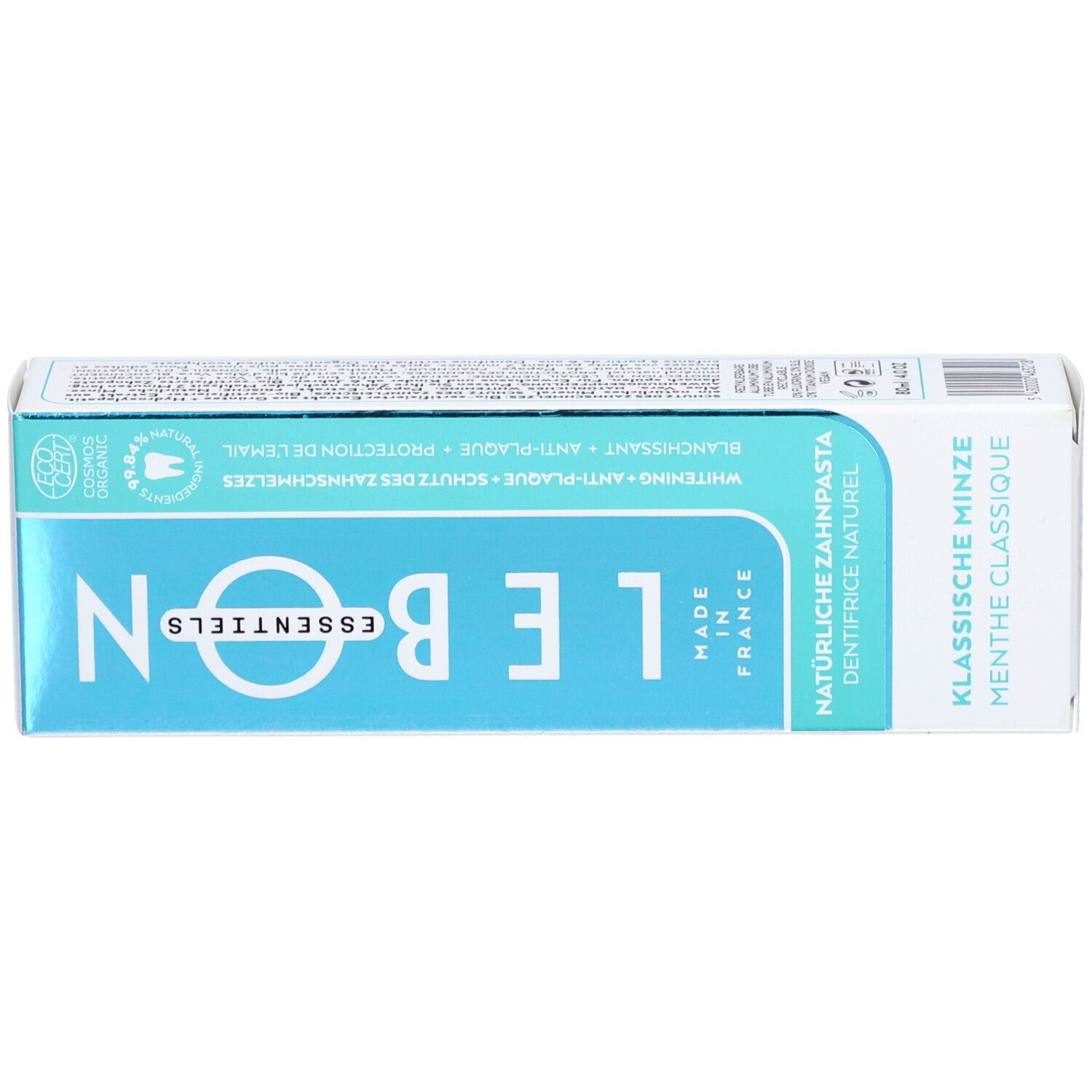 LEBON ESSENTIELS Dentifrice naturel menthe classique