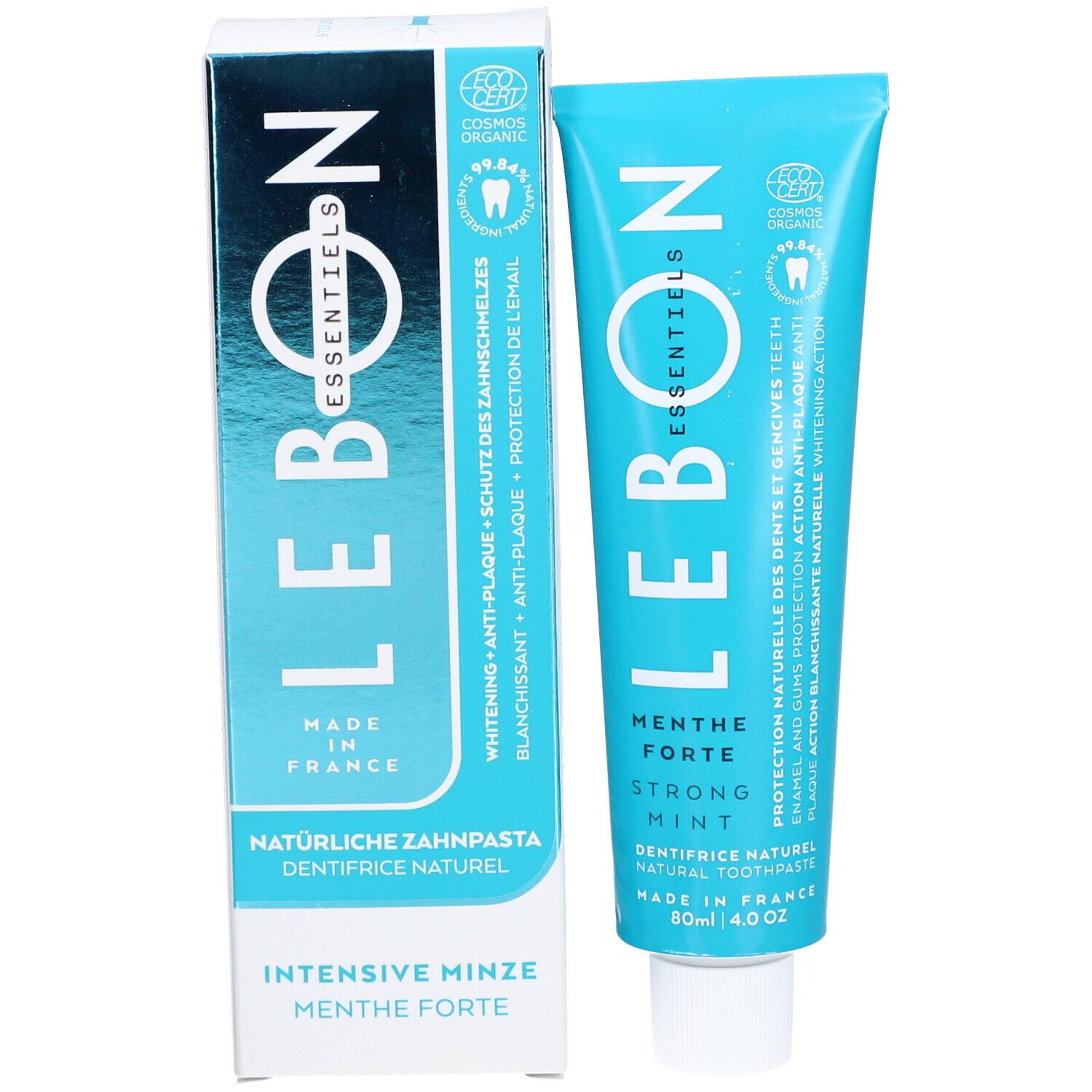 LEBON ESSENTIELS Zahnpasta starke Minze Bio