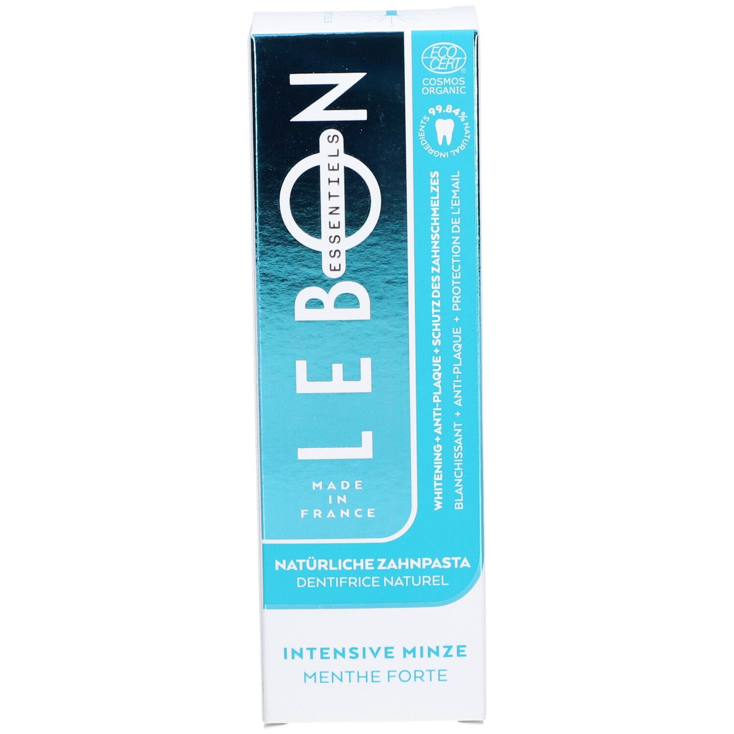 LEBON ESSENTIELS Zahnpasta starke Minze Bio