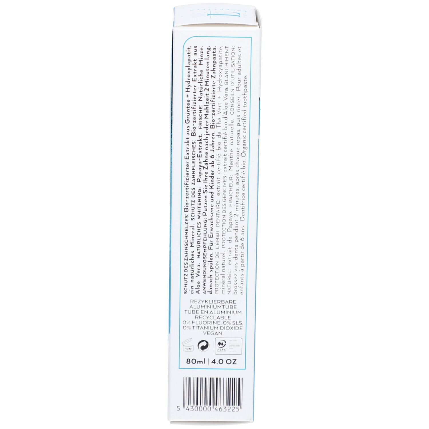 LEBON ESSENTIELS Zahnpasta starke Minze Bio