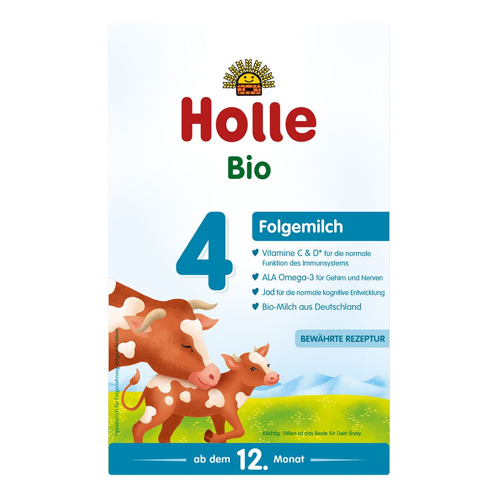 HOLLE Wachstumsmilch 4 bio