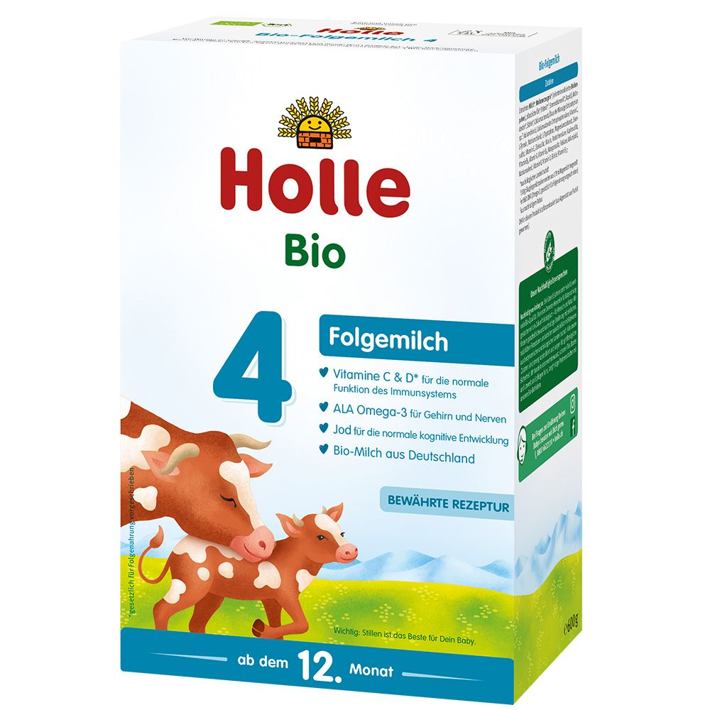 HOLLE Wachstumsmilch 4 bio