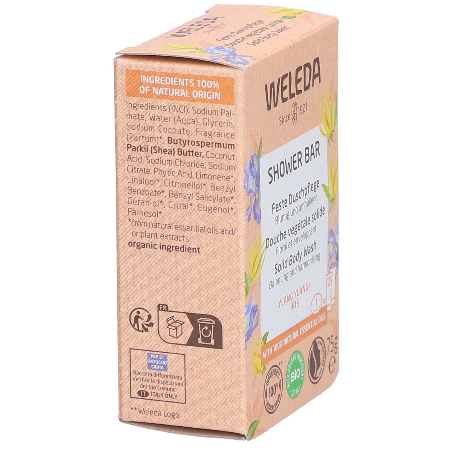 WELEDA Bio Douche Végétale Solide Ylang Ylang & Iris