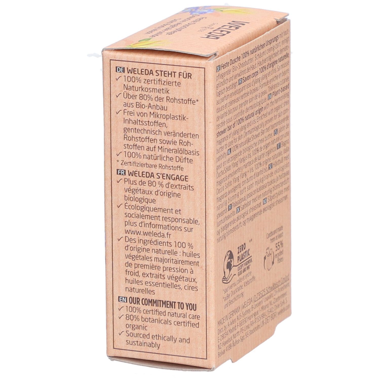 WELEDA Bio Douche Végétale Solide Ylang Ylang & Iris