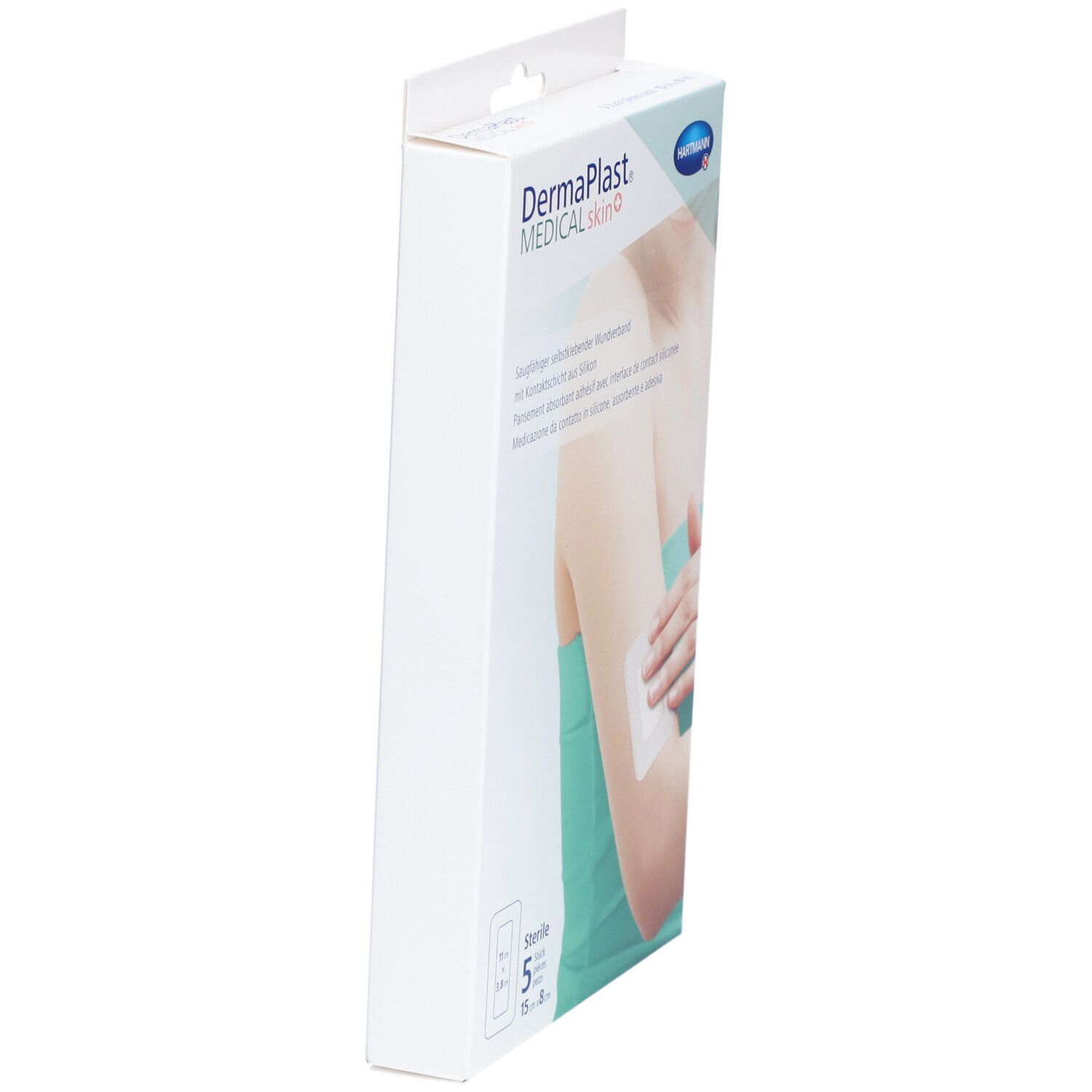 HARTMANN Dermaplast® Medical Skin+ Vlies-Pflaster 15 x 8 cm