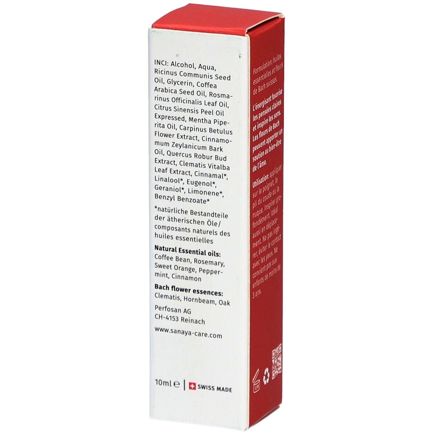 SANAYA Aroma & Fleurs de Bach Roll-On Energy Bio