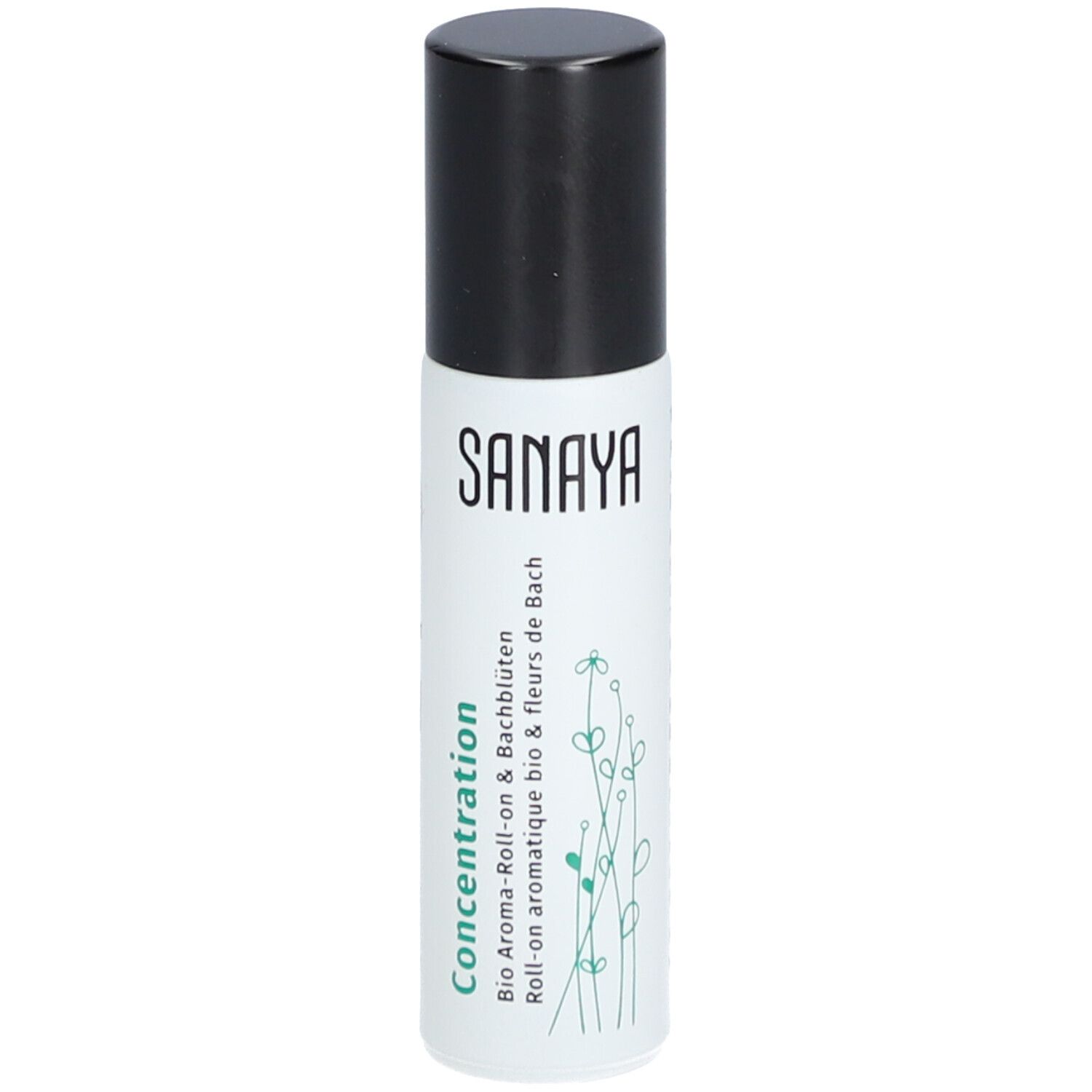 SANAYA Roll On Aromatique bio & Fleurs de Bach Concentration