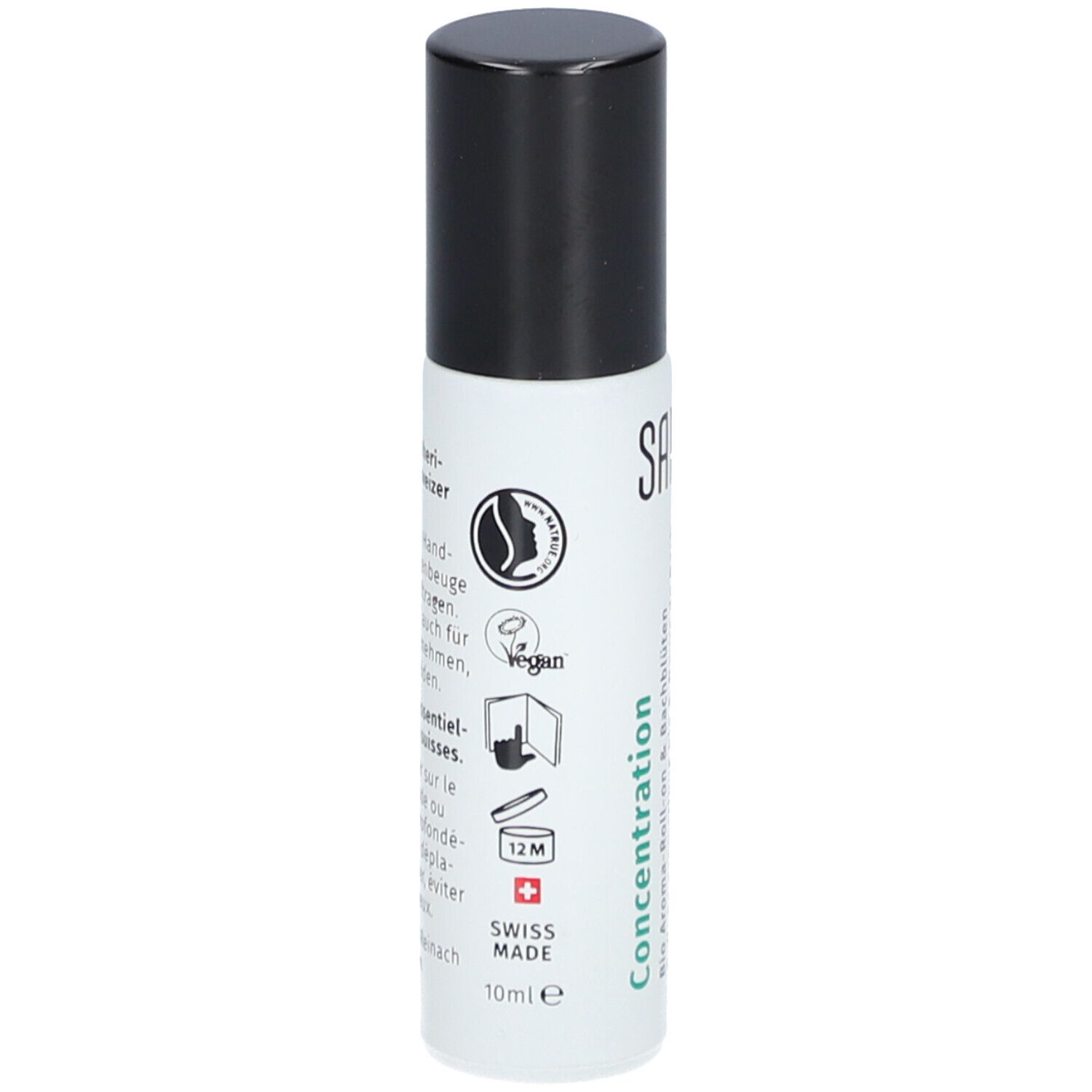 SANAYA Roll On Aromatique bio & Fleurs de Bach Concentration