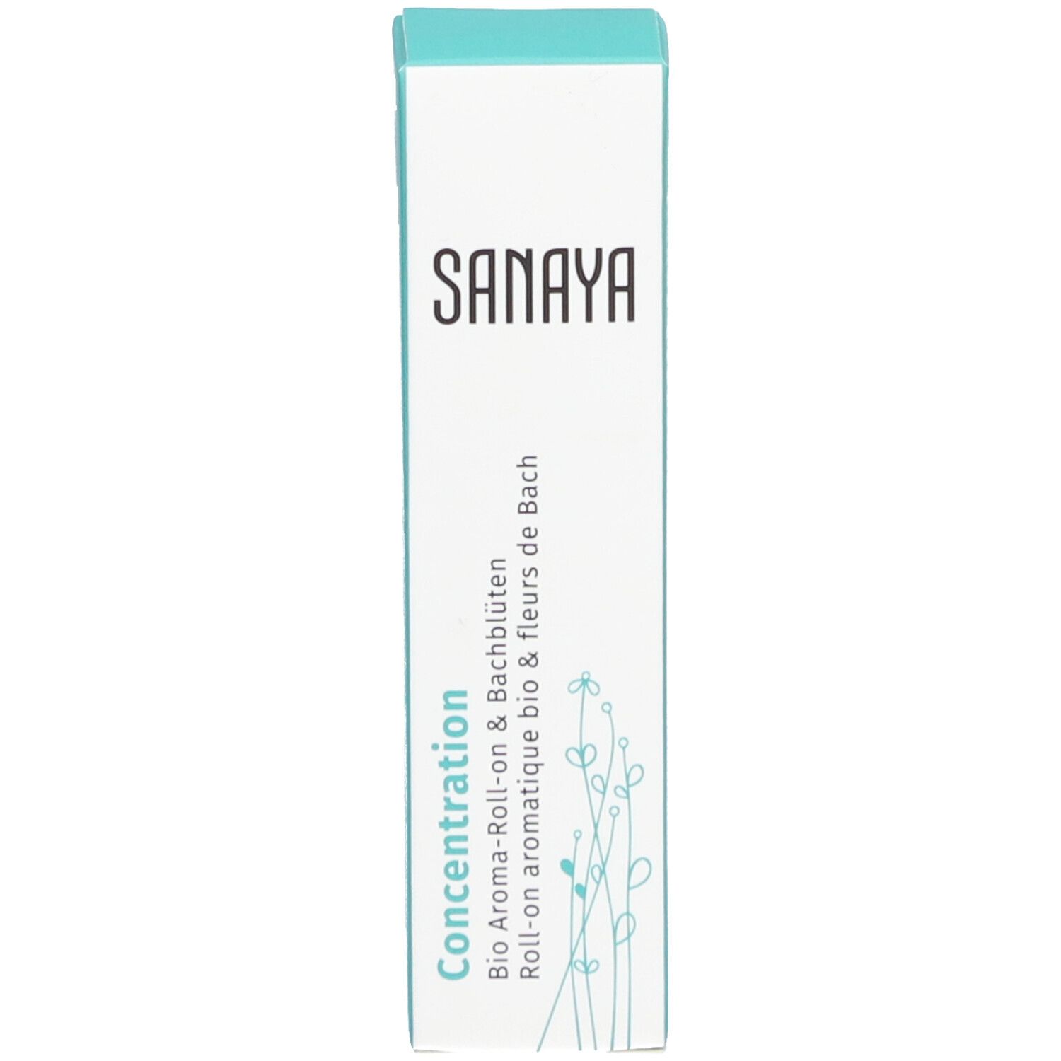 SANAYA Roll On Aromatique bio & Fleurs de Bach Concentration