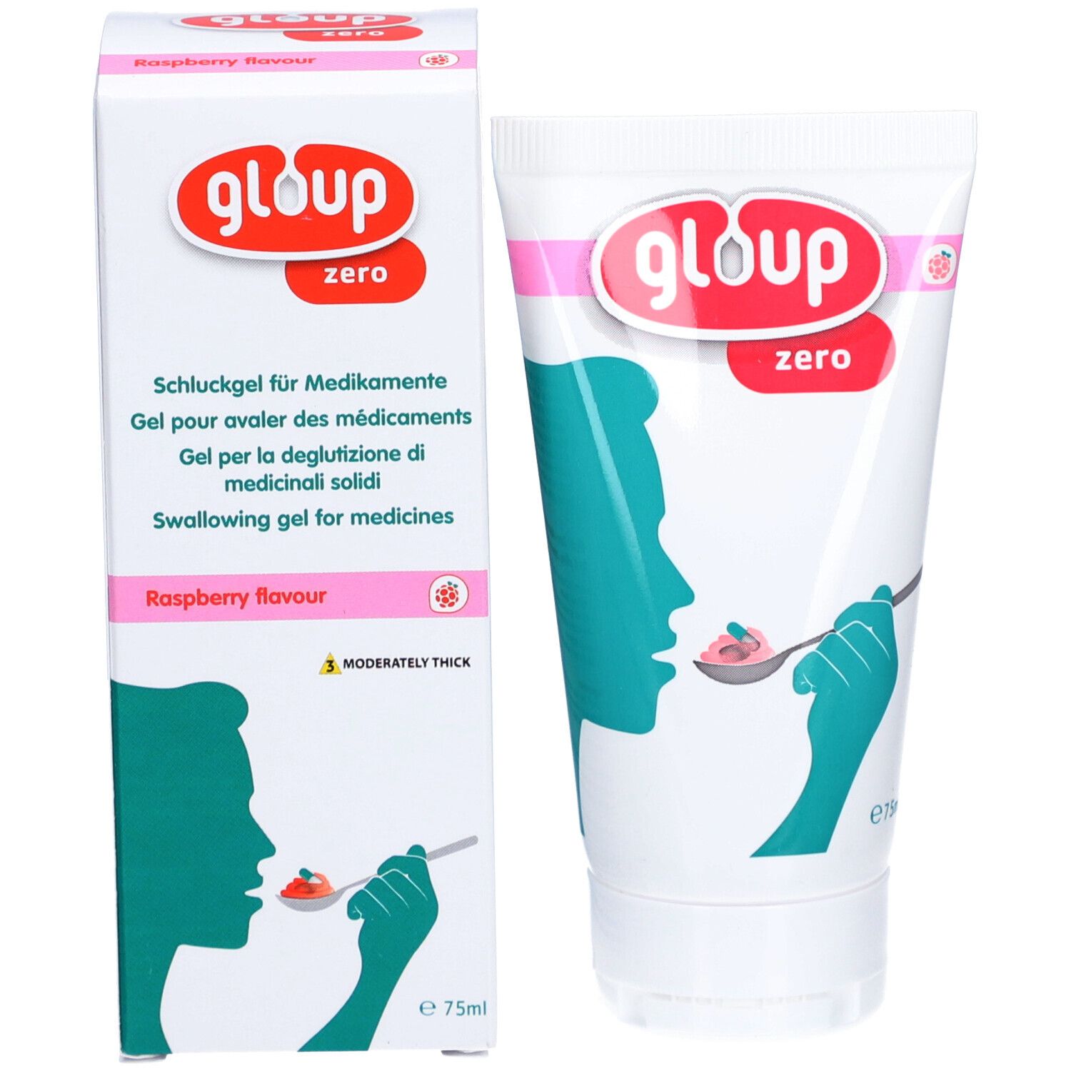 GLOUP Gel de déglutition Zero framboise
