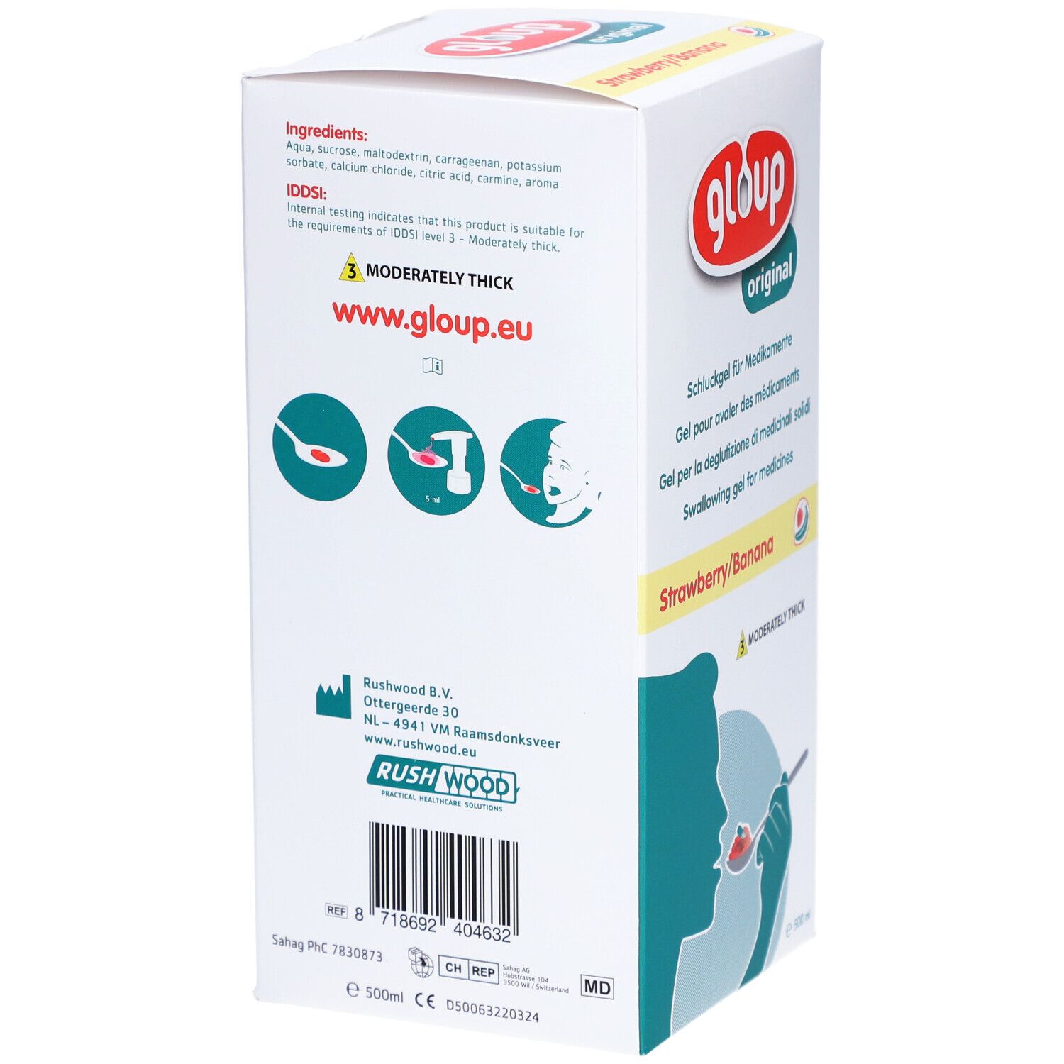 GLOUP Schluck Gel Orig Erdbeer-Bana (n)