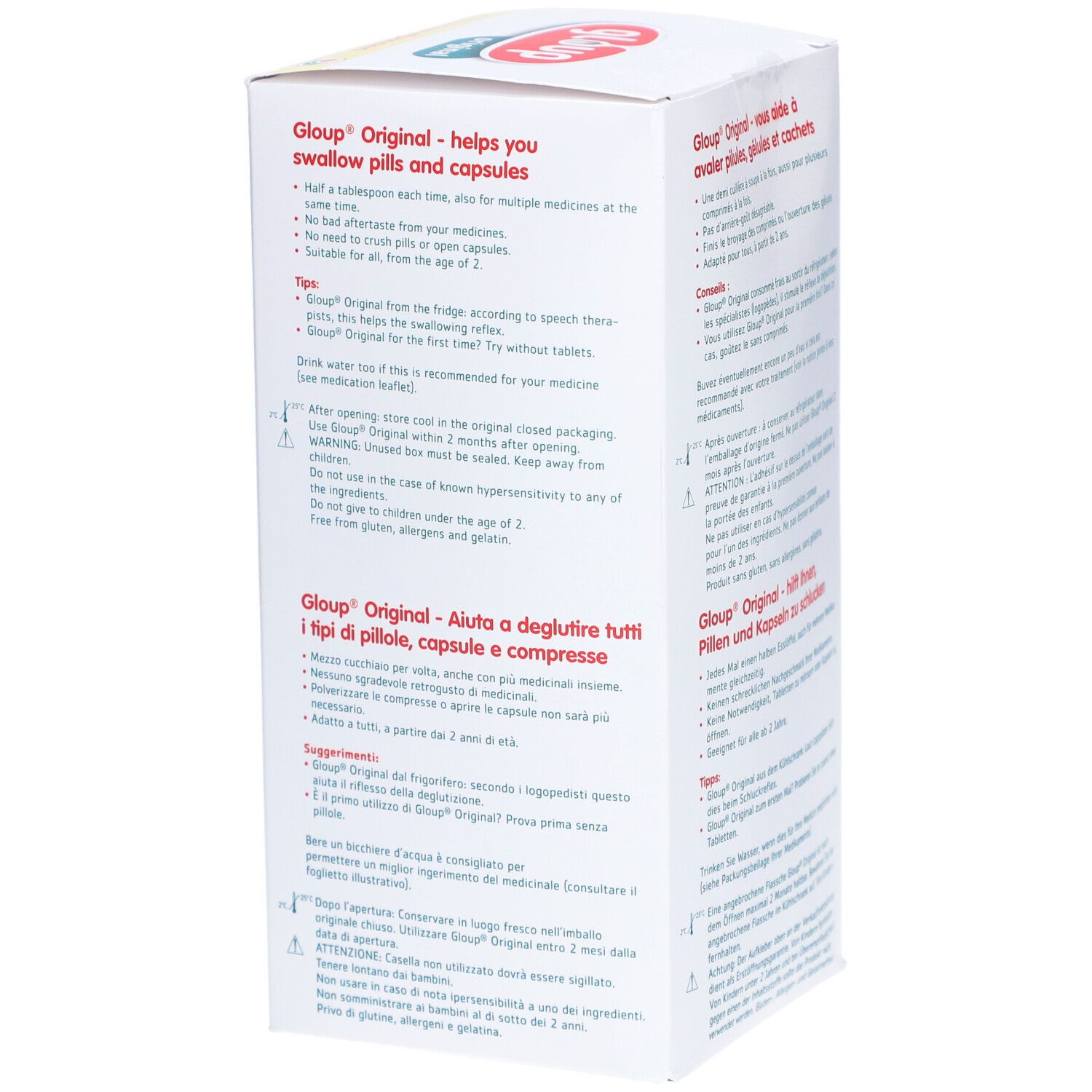 GLOUP Schluck Gel Orig Erdbeer-Bana (n)