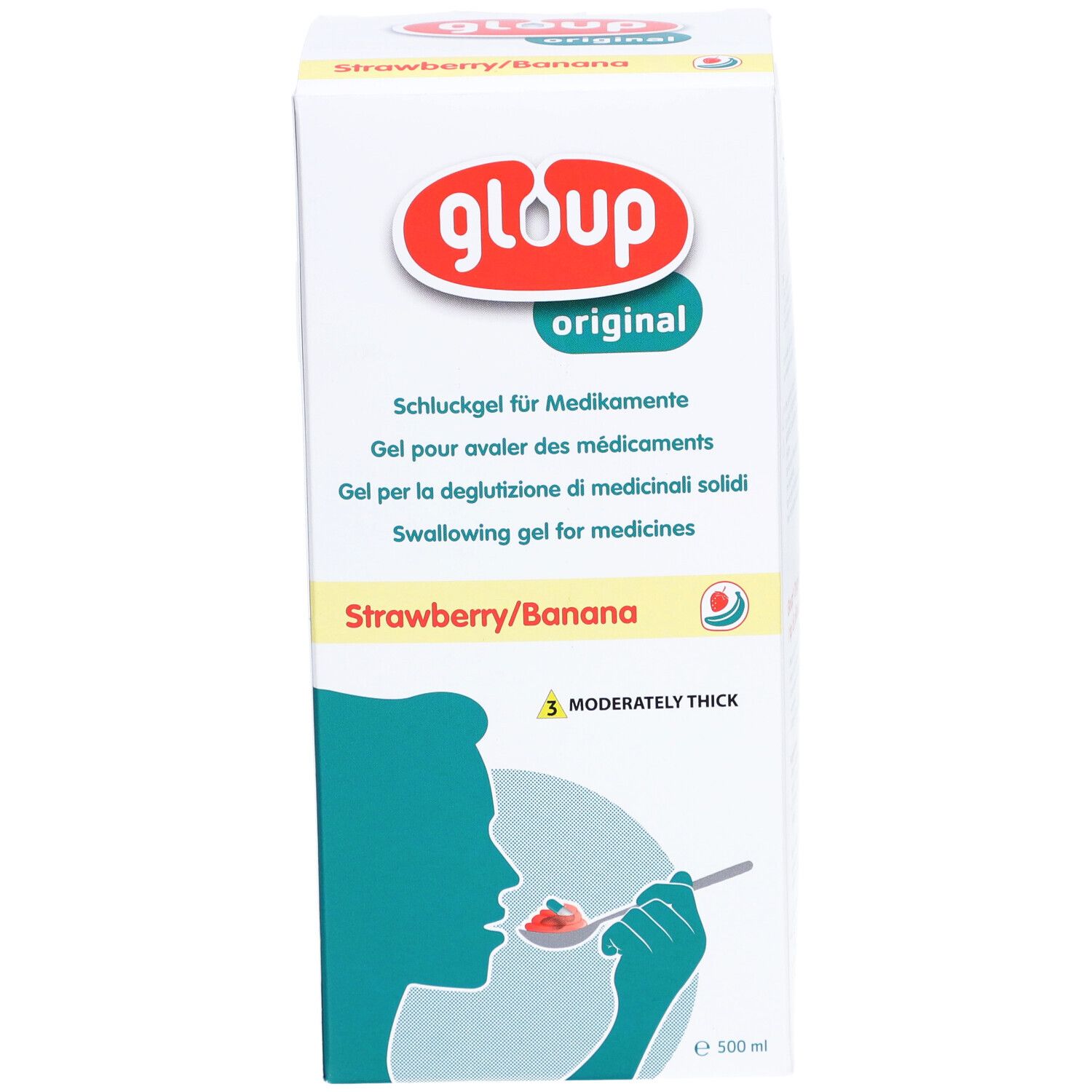 GLOUP Schluck Gel Orig Erdbeer-Bana (n)