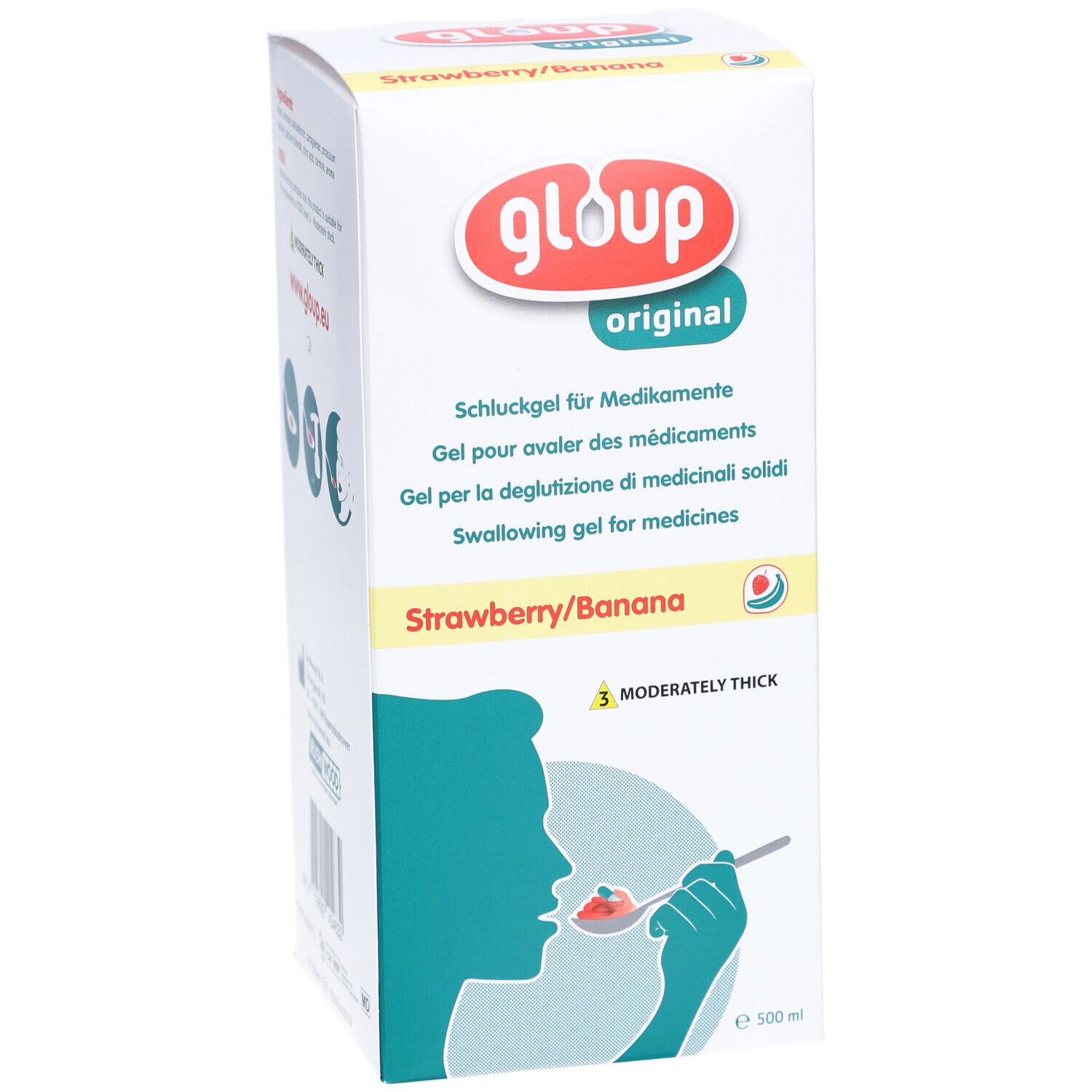 GLOUP Schluck Gel Orig Erdbeer-Bana (n)