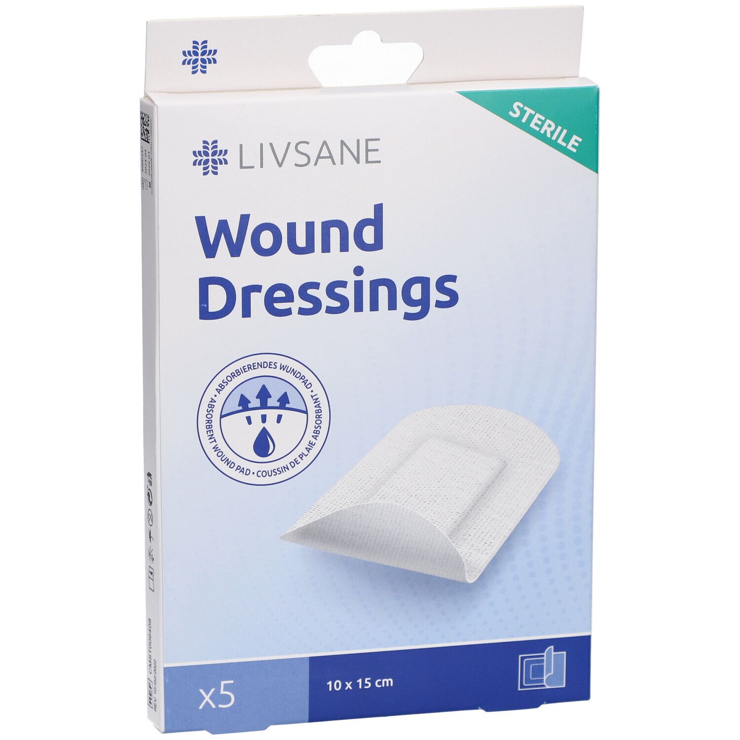 LIVSANE Sterile Wundpflaster 10 x 15 cm