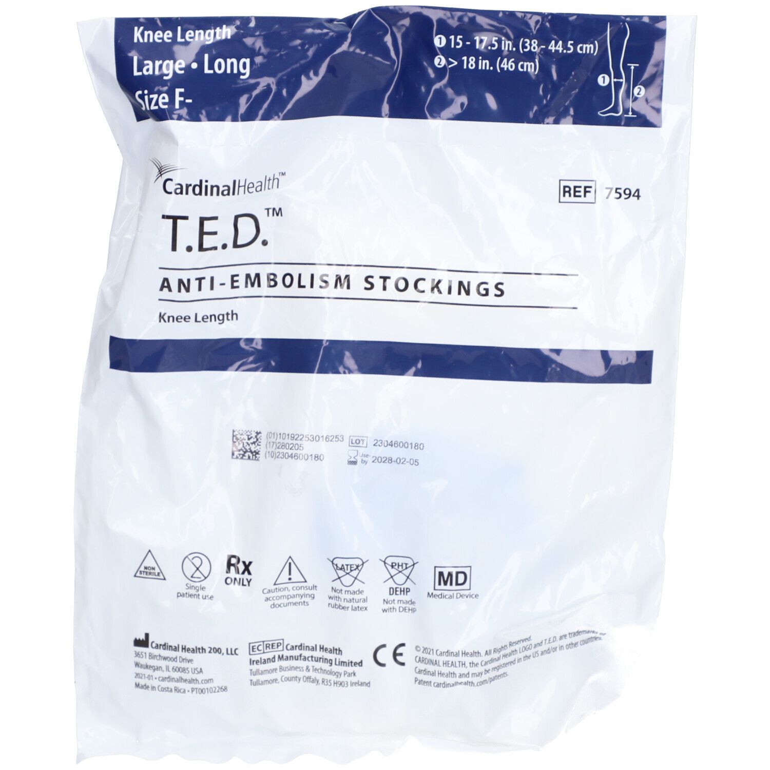 TED Strümpfe Knielang L Lang
