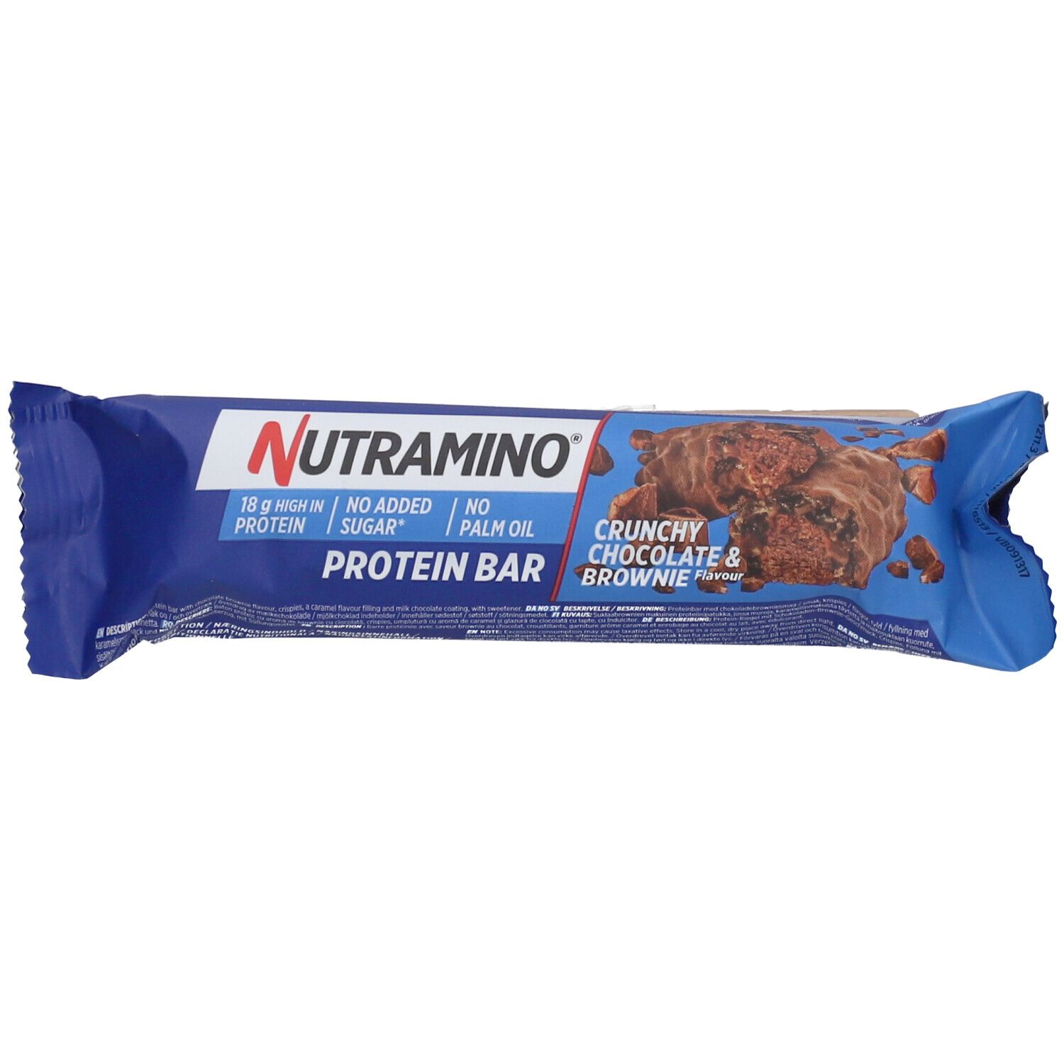 NUTRAMINO® Barre protéinée Crunchy Chocolat & Brownie