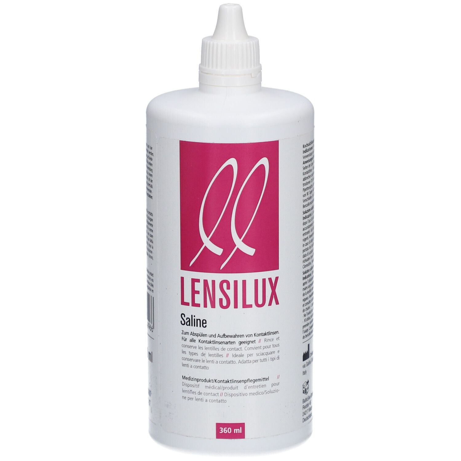 Lensilux Saline Kochsalzlösung für Kontaktlinsen