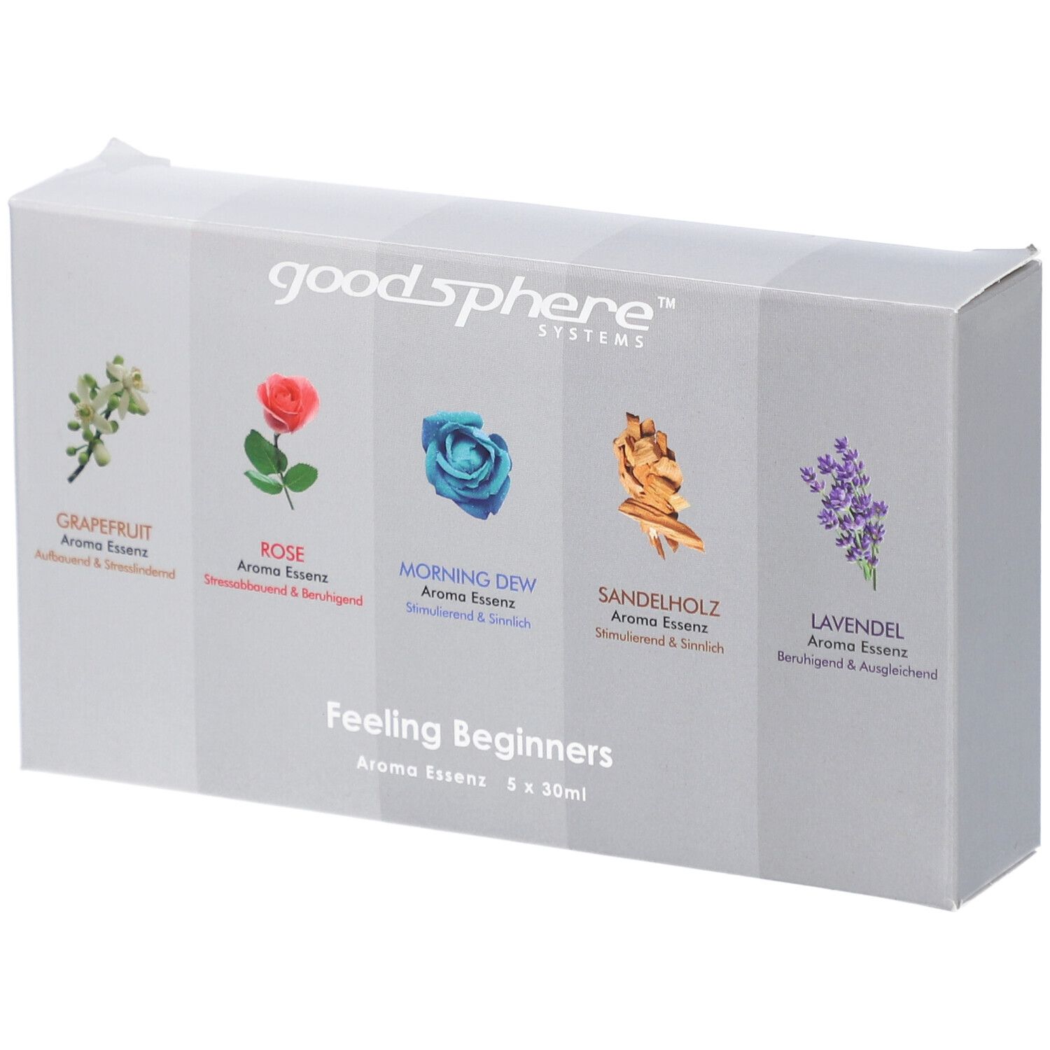 Goodsphere® Duftöl-Set Feeling Beginners 5 x 30 ml ätherische Öle