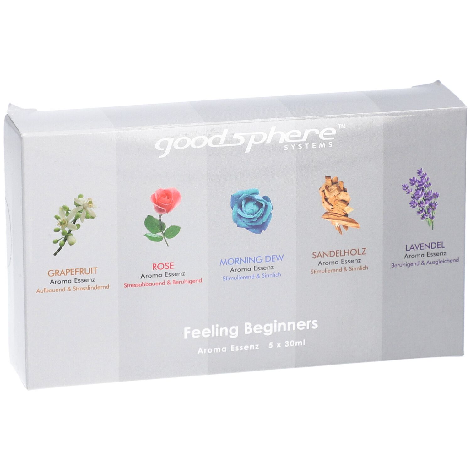 Goodsphere® Duftöl-Set Feeling Beginners 5 x 30 ml ätherische Öle