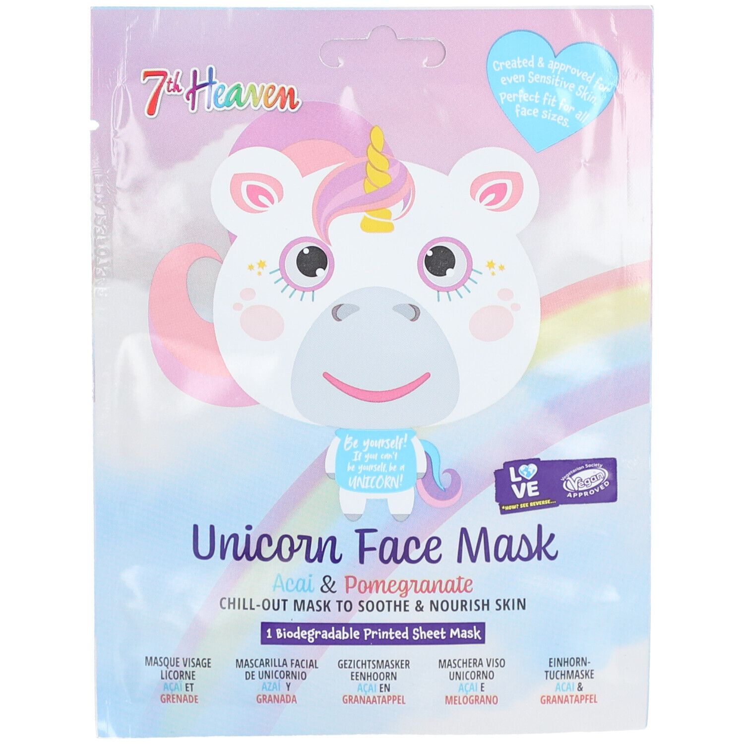 FACE FOOD Unicorn Face Sheet Mask Btl