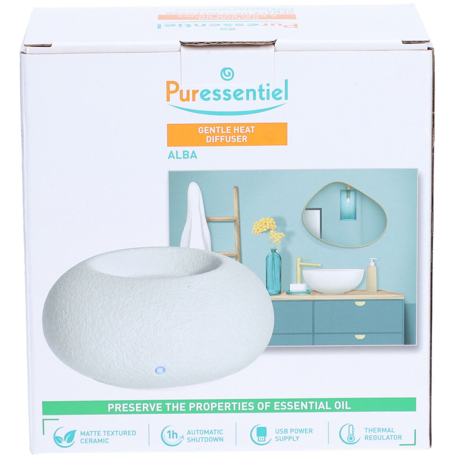 PURESSENTIEL Sanfte Wärme Diffusor ALBA