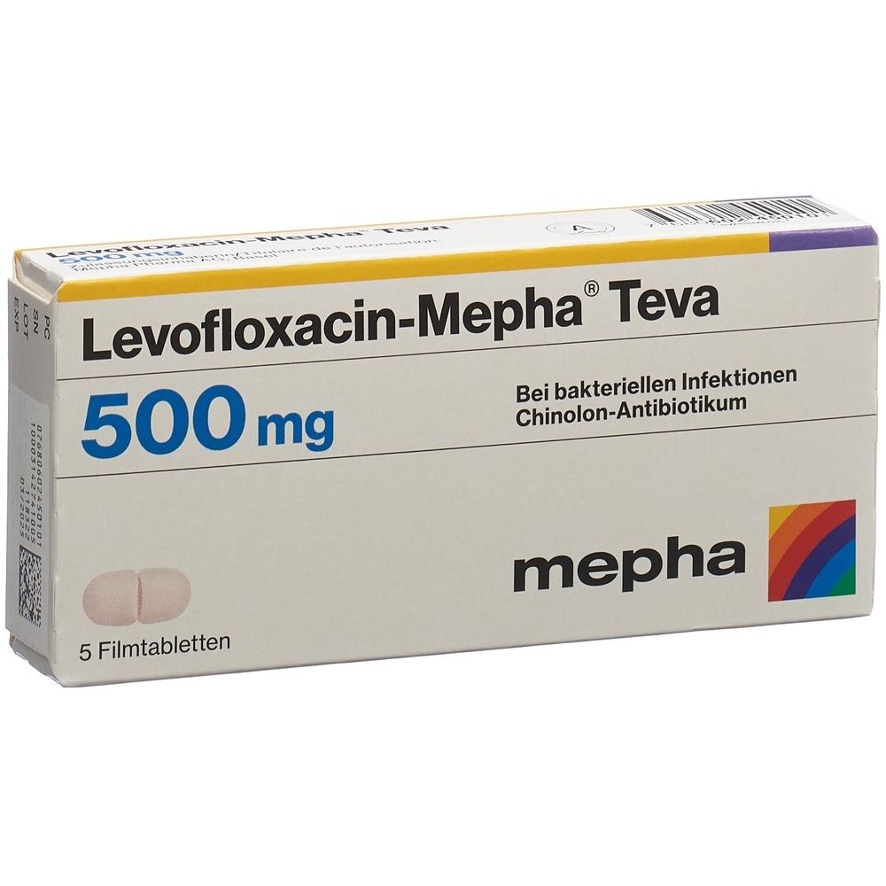 LEVOFLOXACIN Mepha Teva Filmtabl 500 mg SDO