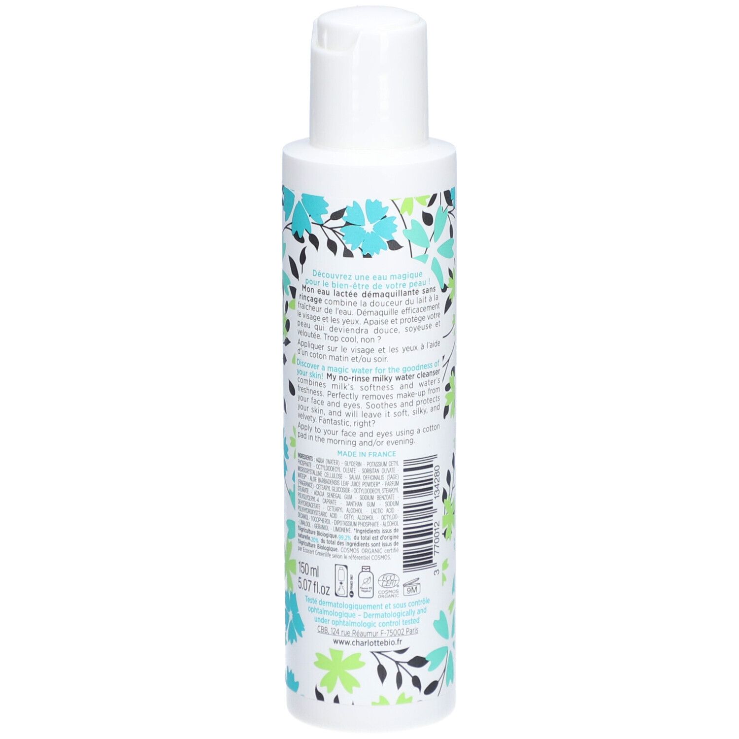 Charlotte Bio Mein BIO-Milch-Reinigungswasser