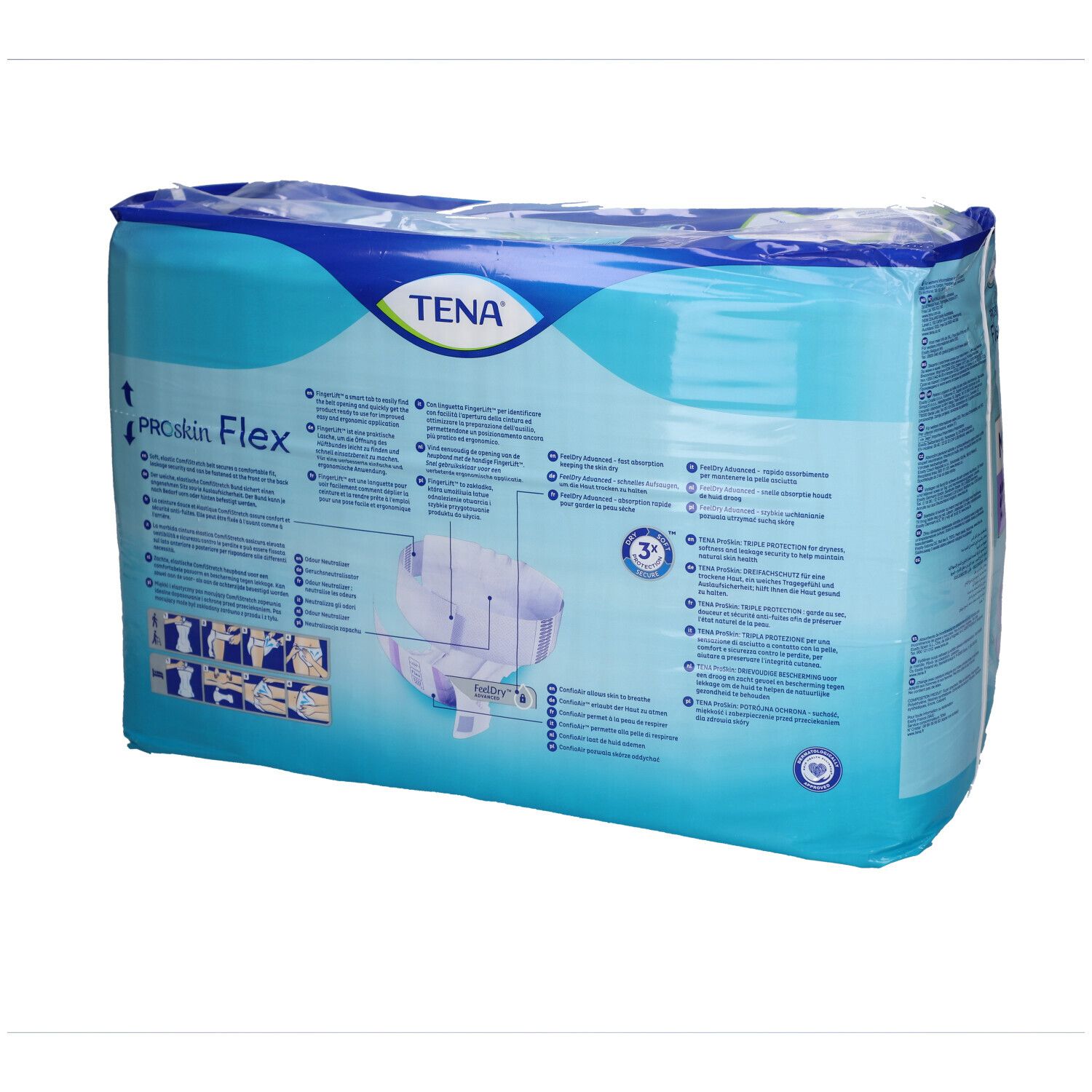 TENA ProSkin Flex Protections pour incontinence Super avec ceinture