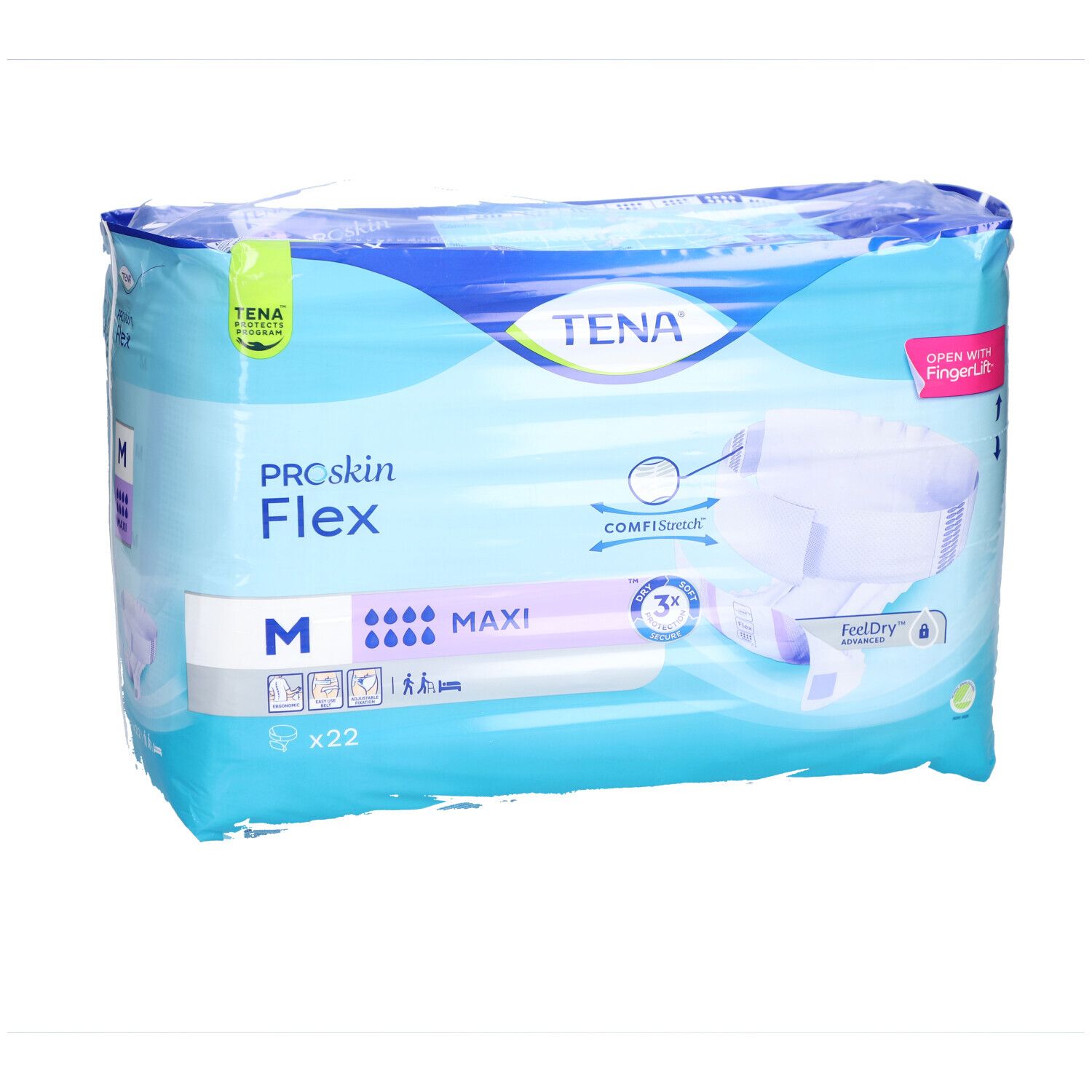 TENA ProSkin Flex Protections pour incontinence Super avec ceinture