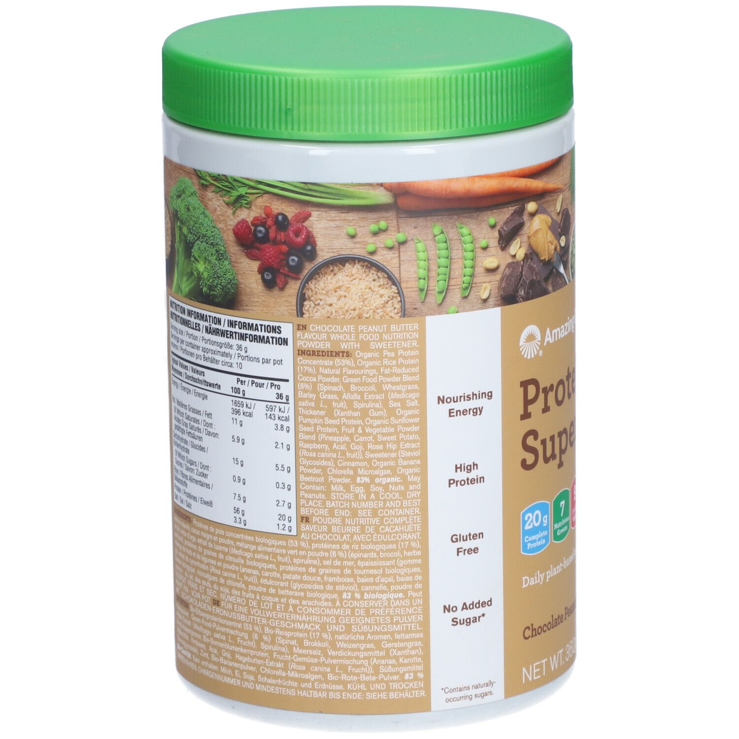 AMAZING GRASS Protein Superfood™ Geschmack Schokolade-Erdnussbutter