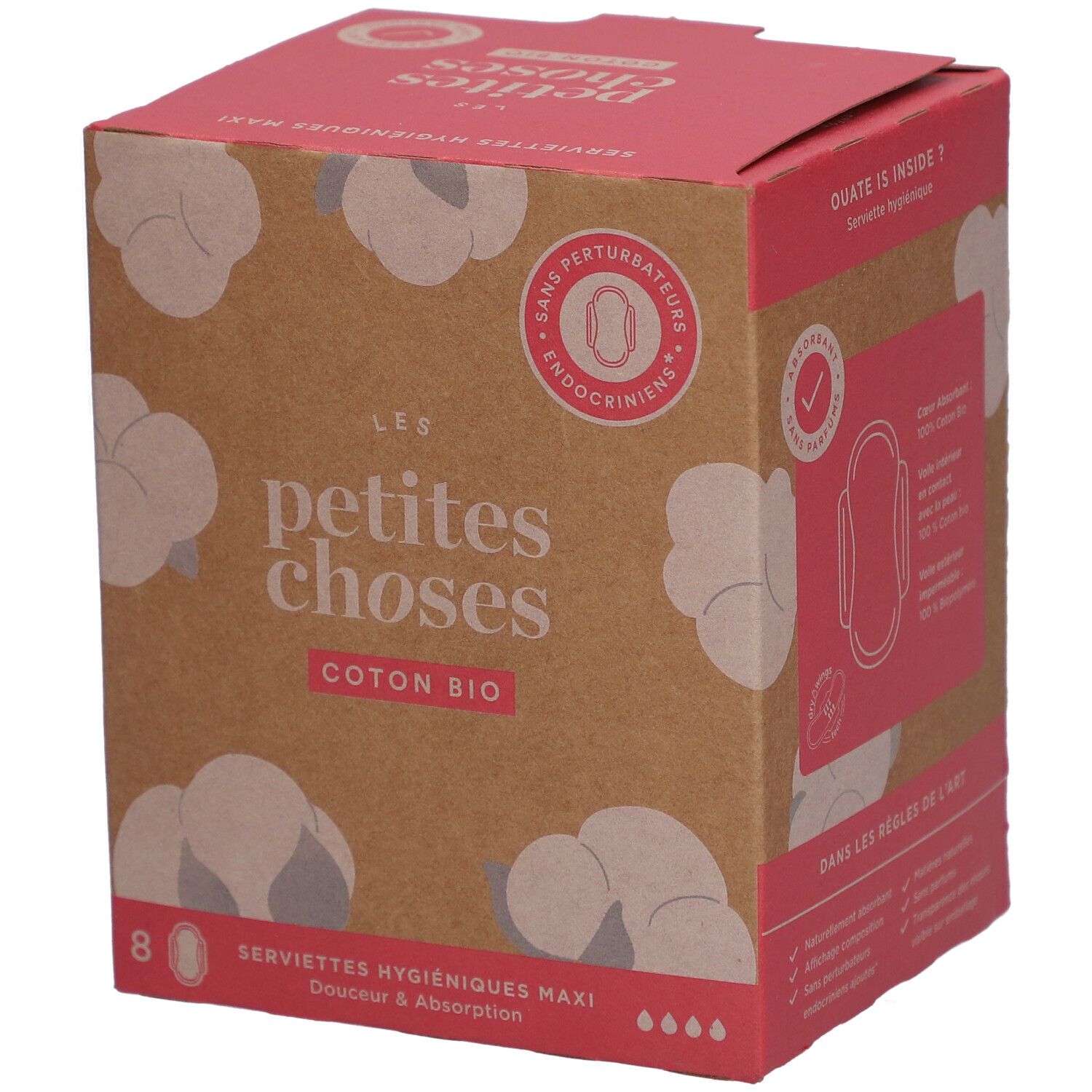 LES PETITES CHOSES Damenbinden aus Bio-Baumwolle Maxi