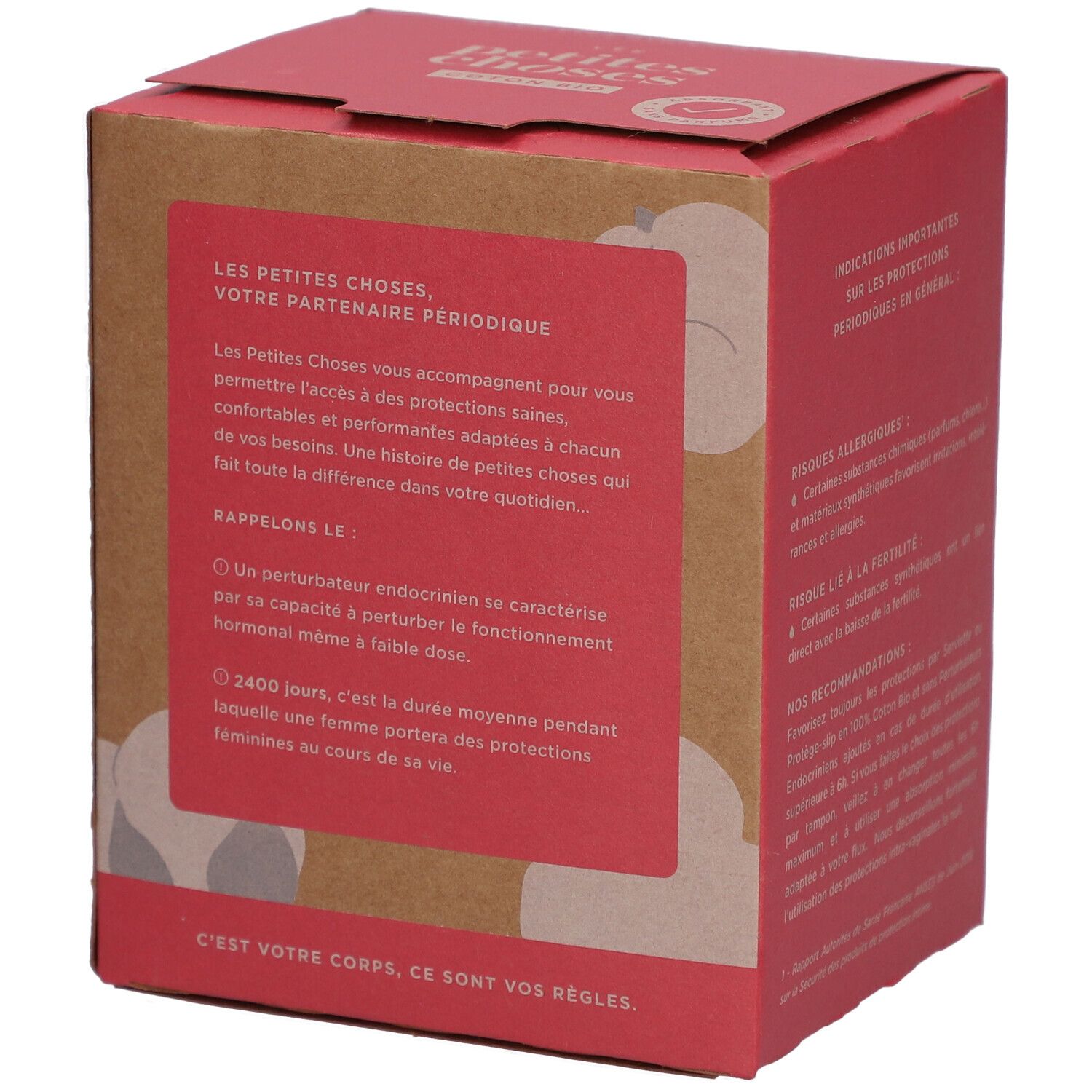 LES PETITES CHOSES Damenbinden aus Bio-Baumwolle Maxi