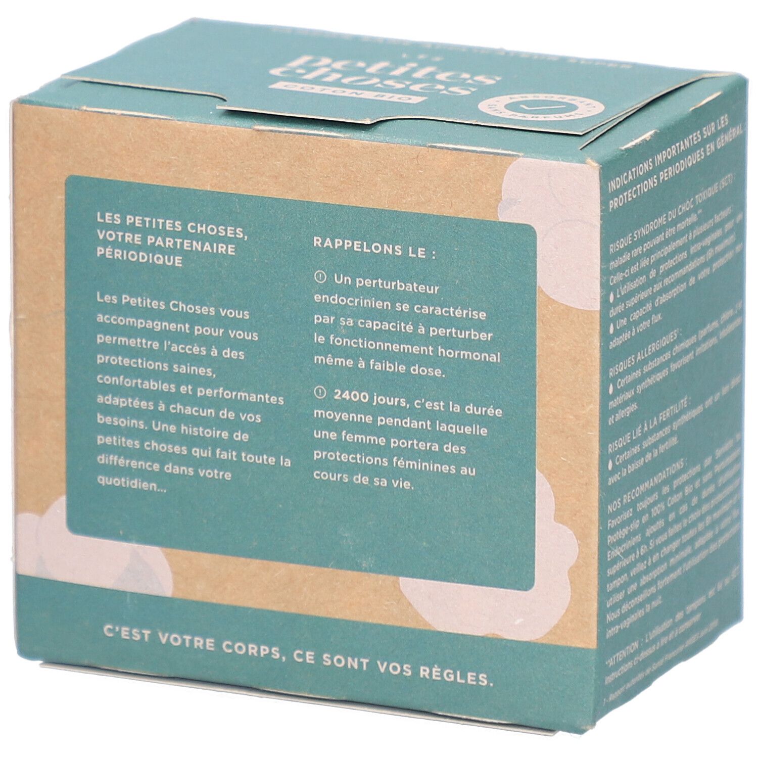 LES PETITES CHOSES Tampons aus Bio-Baumwolle ohne Applikator Super