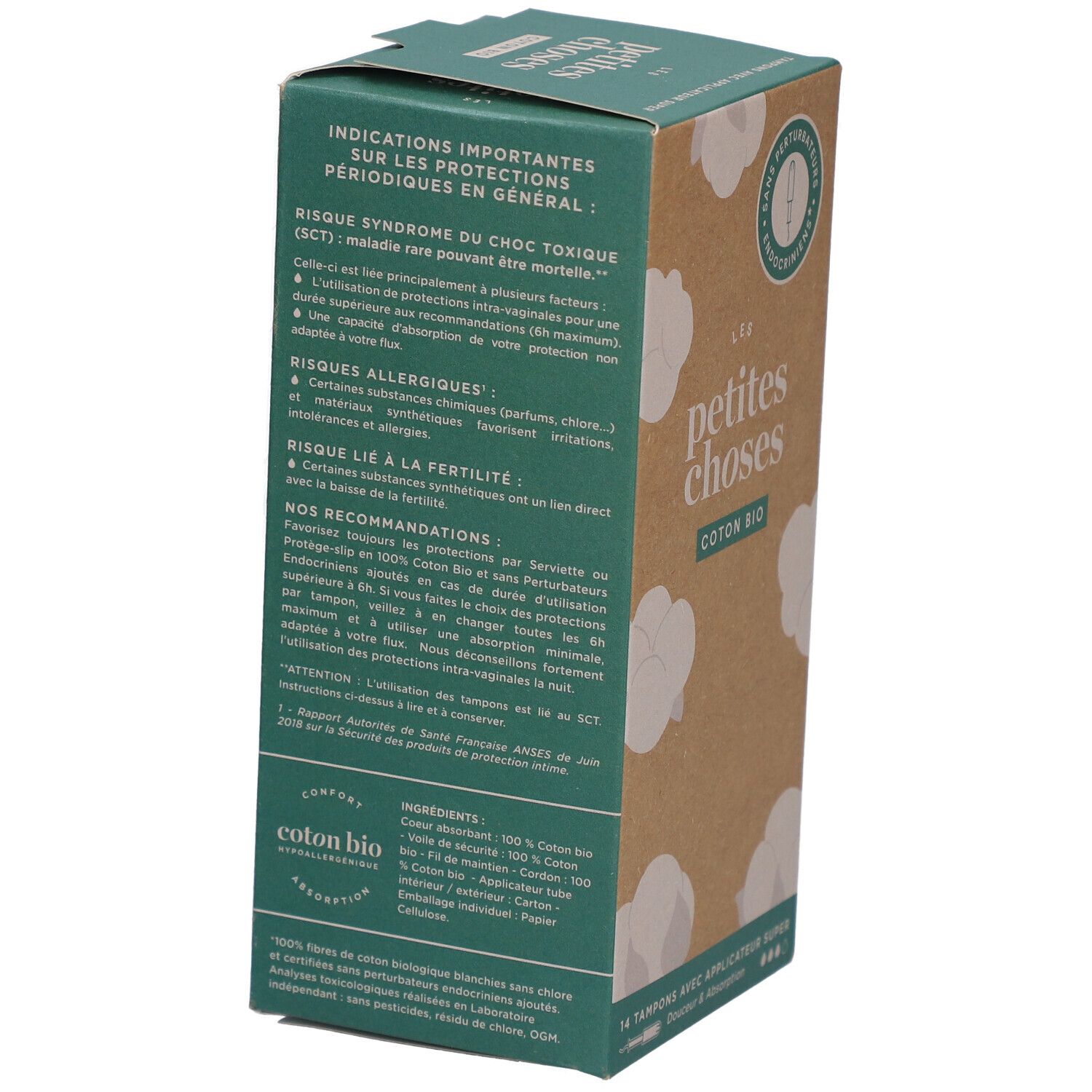 LES PETITES CHOSES Stempel aus Bio-Baumwolle mit Applikator Super