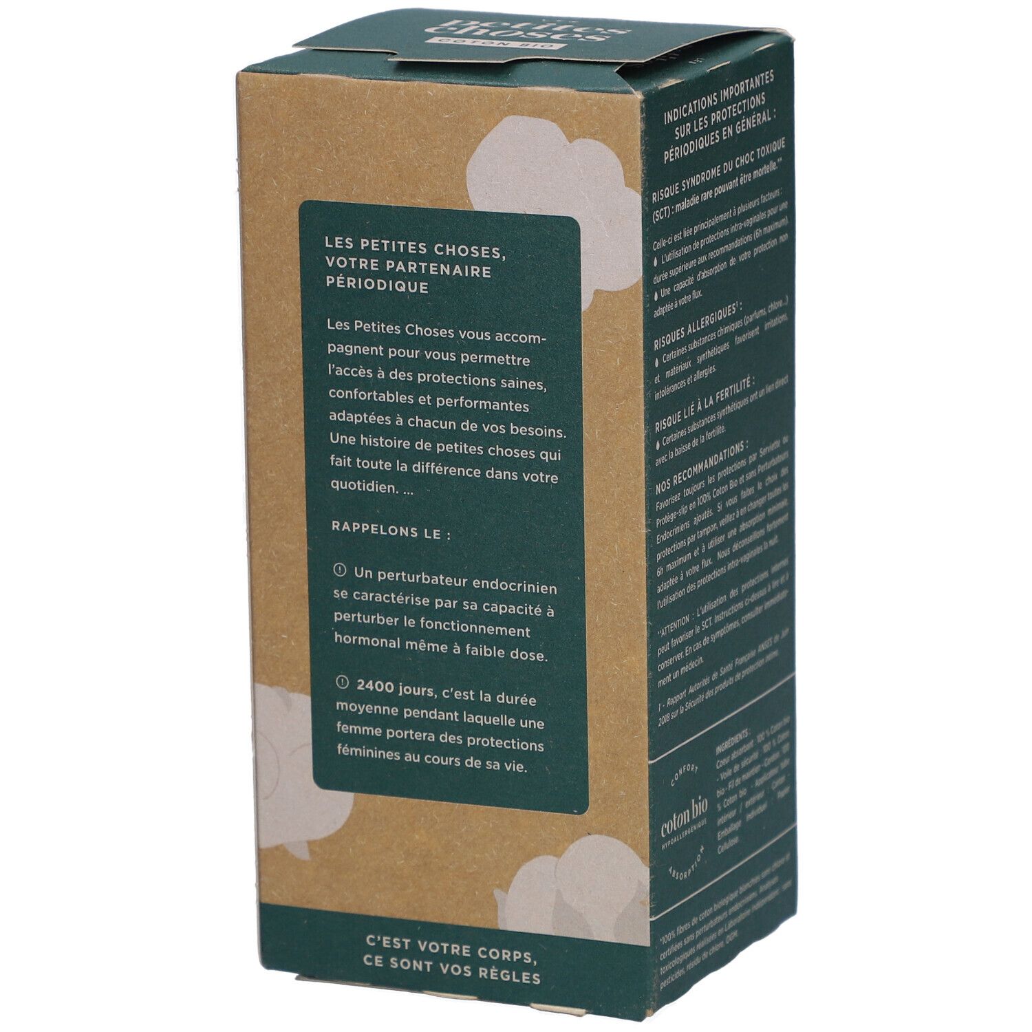 LES PETITES CHOSES Tampons aus Bio-Baumwolle mit Super Plus Applikator
