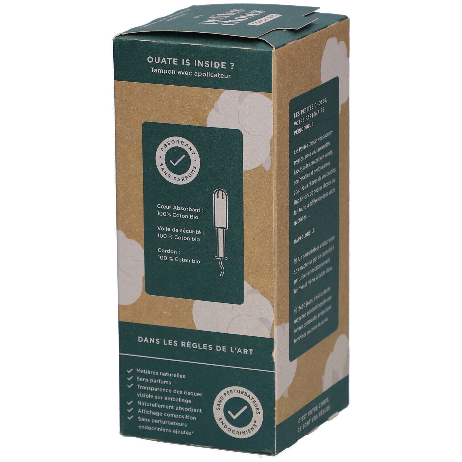 LES PETITES CHOSES Tampons aus Bio-Baumwolle mit Super Plus Applikator