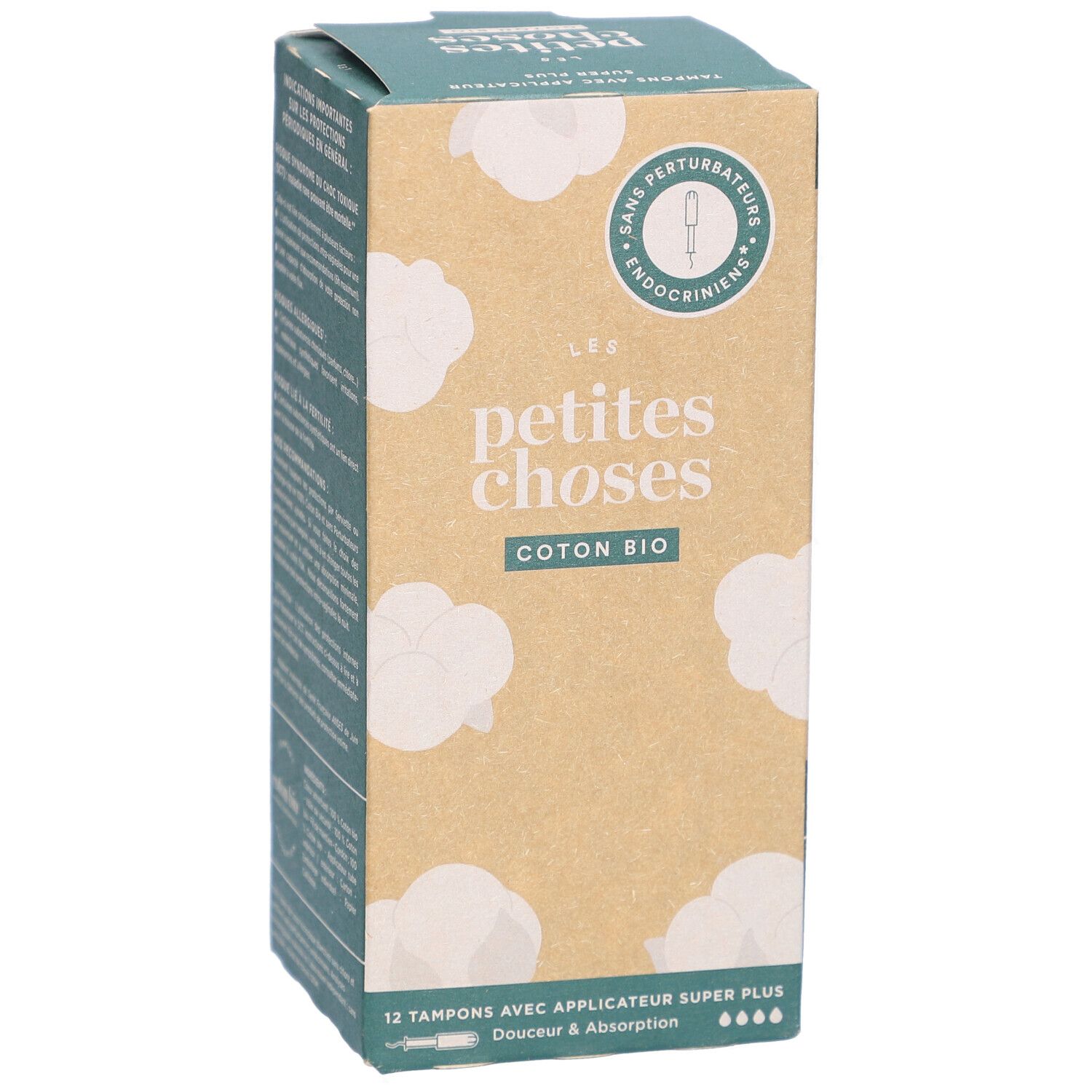 LES PETITES CHOSES Tampons aus Bio-Baumwolle mit Super Plus Applikator