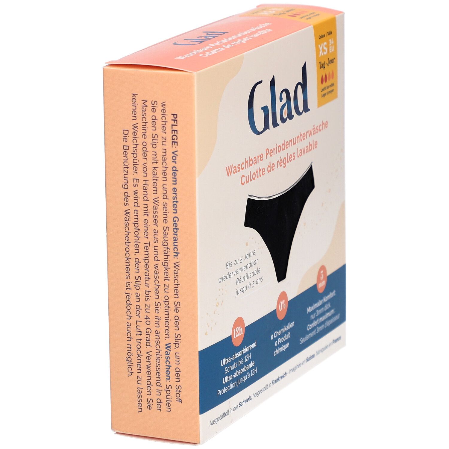 GLAD Tag Periodenunterwäsche XS leicht