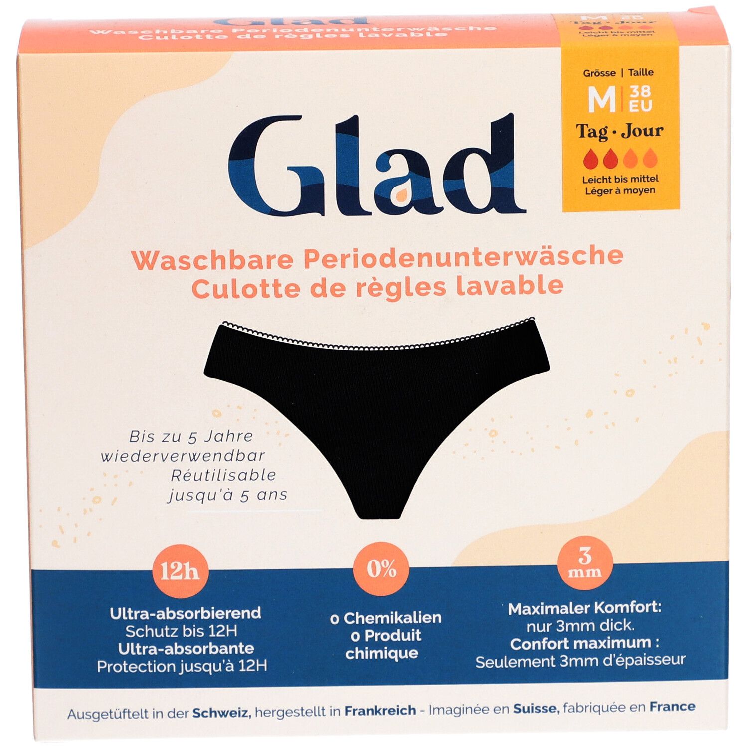 GLAD Tag Periodenunterwäsche M leicht