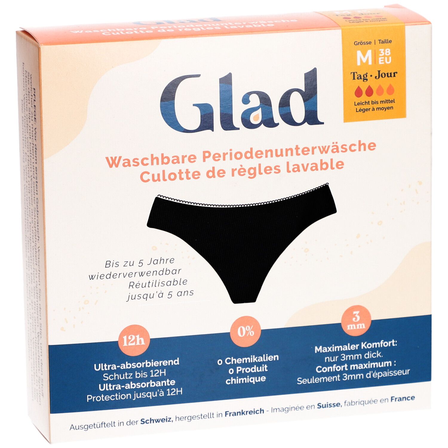 GLAD Tag Periodenunterwäsche M leicht