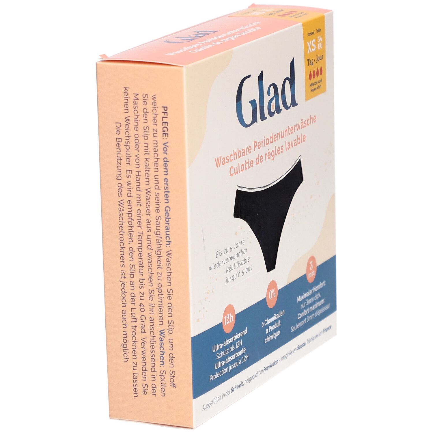 GLAD Tag Periodenunterwäsche XS stark