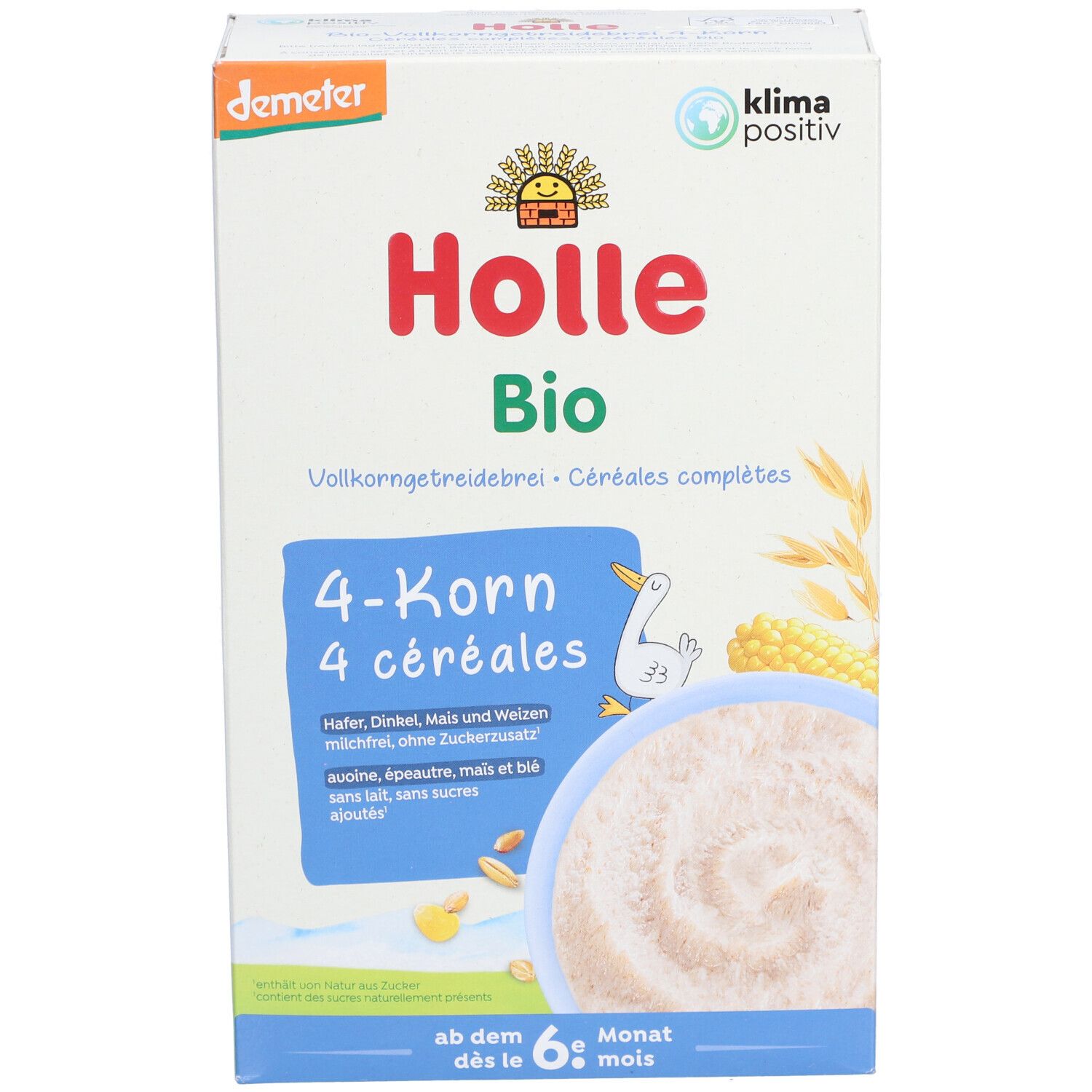 HOLLE 4-Korn-Vollkorngetreide Bio