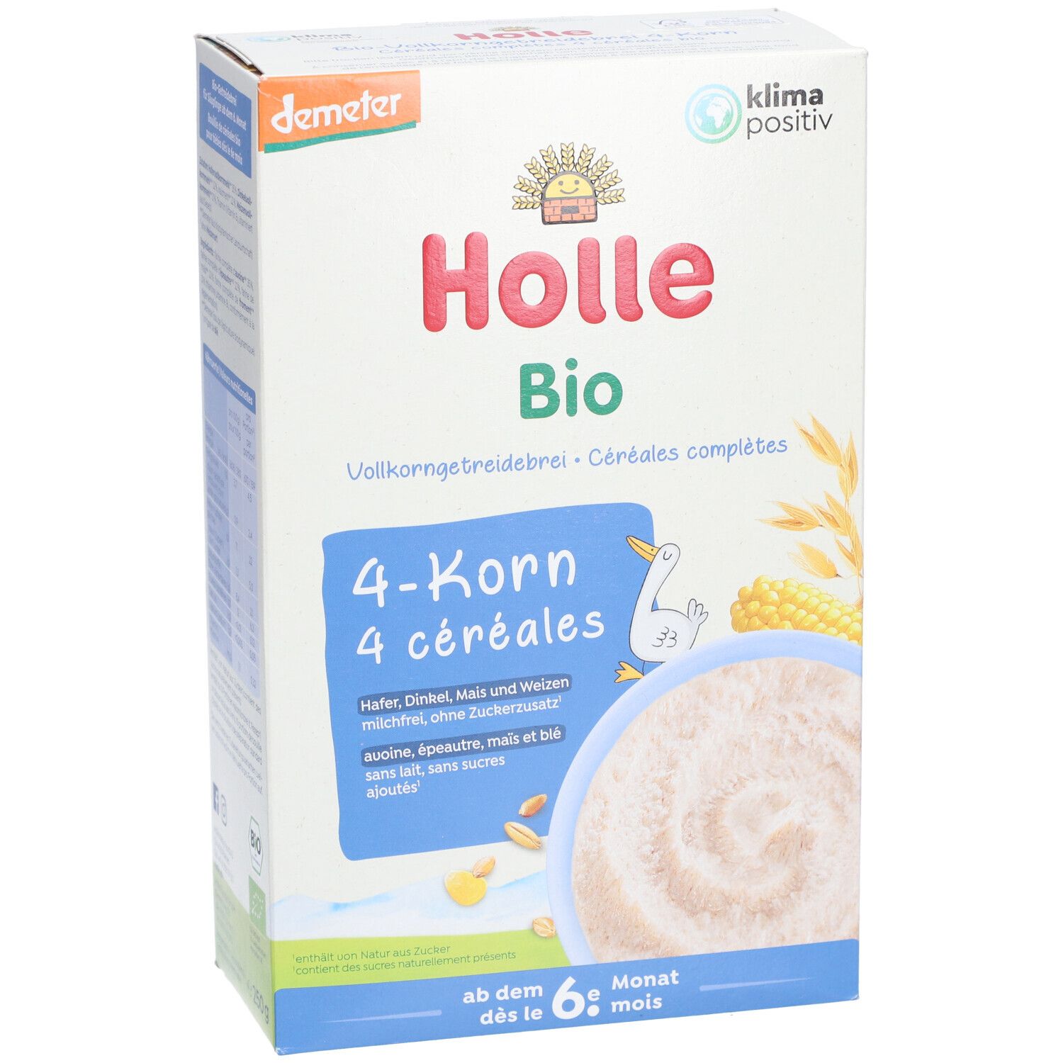 HOLLE 4-Korn-Vollkorngetreide Bio