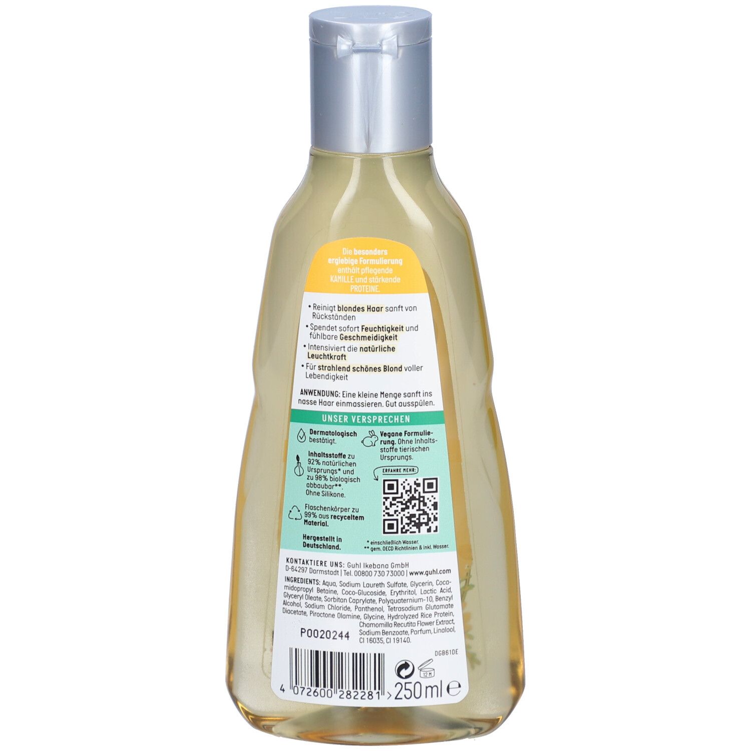 GUHL Fascination Blond Shampoo mit strahlender Farbe