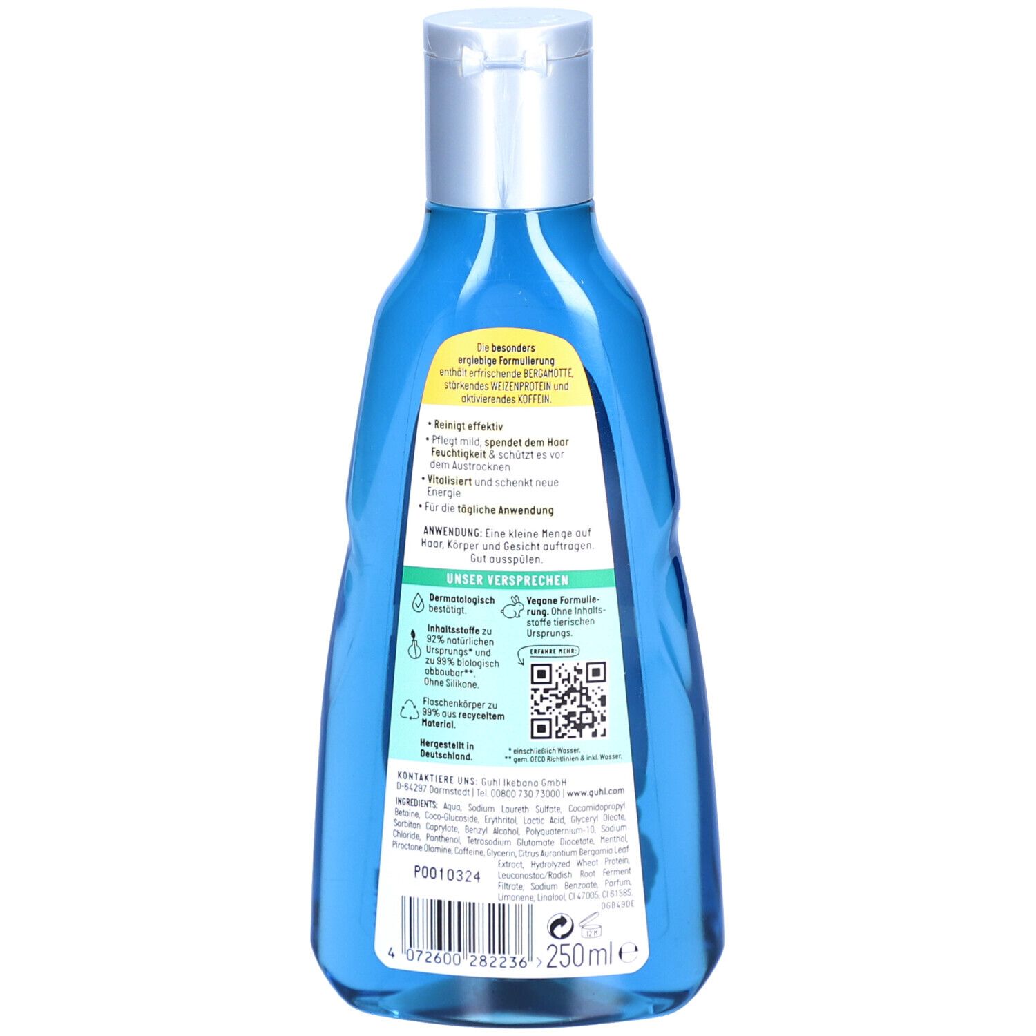 GUHL Men 3 in 1 Frische und Pflege Belebendes Shampoo