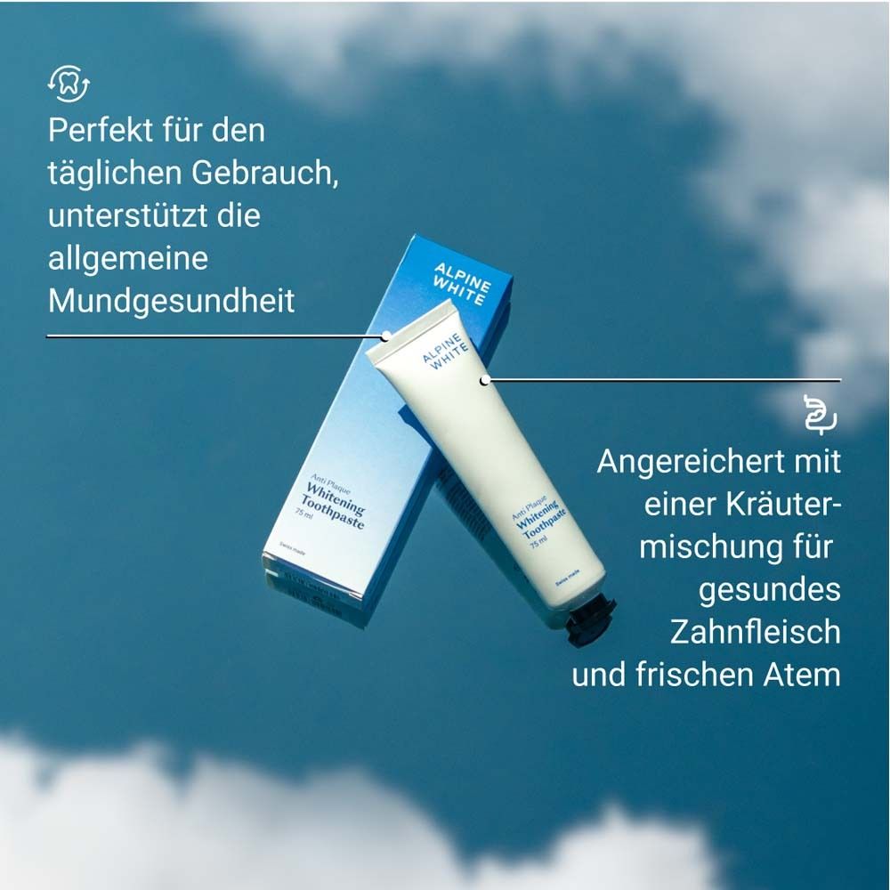ALPINE WHITE Whitening Anti-Plaque Zahnpasta